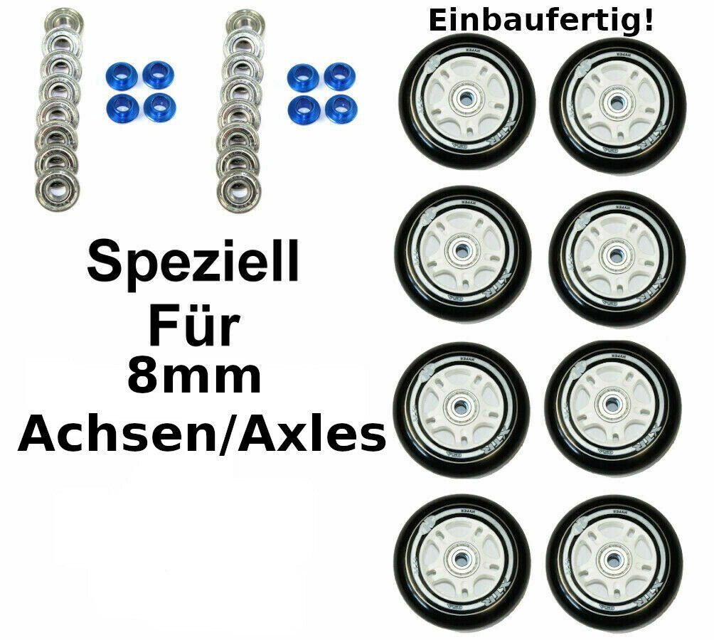 Inlineskates-Rolle XTR 84mm Rolle+ABEC7+8mm Spacer Inline Roller Fitness Skates Blades