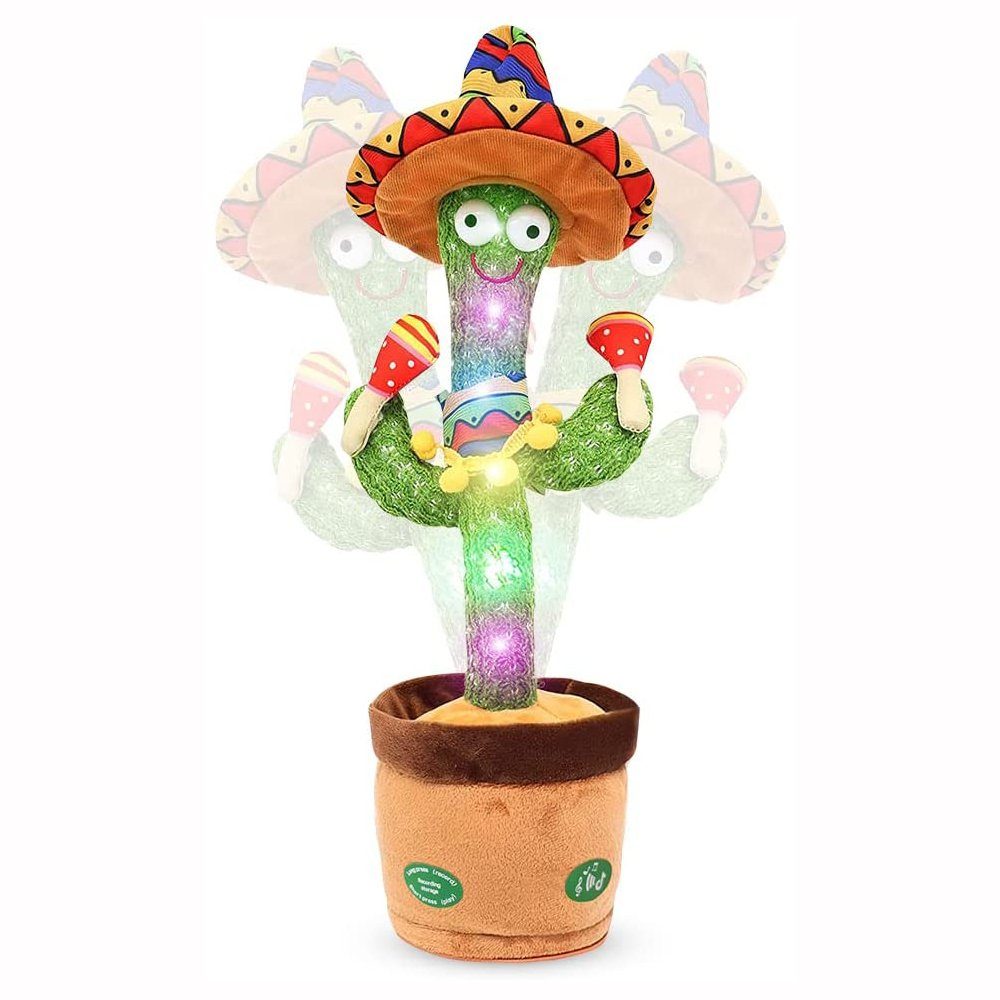 Sprechendes Tanzen Kaktus Plüsch Spielzeug Kind Elektronische Plüsch Puppe 