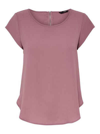 ONLY Blusenshirt ONLVIC S/S SOLID TOP NOOS PTM - 15142784 (1-tlg) 4043 in Rosa-2