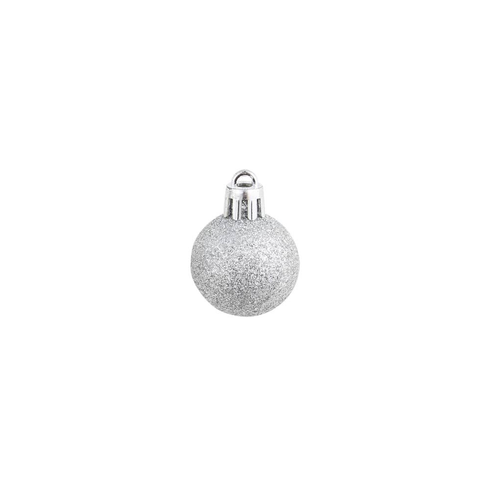 furnicato Weihnachtsbaumkugel Weihnachtskugeln Stk. 100 Silbern/Golden