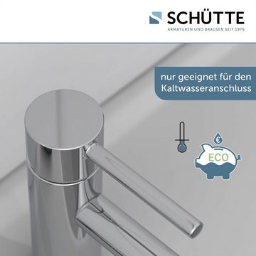 Schütte Standventil ARAGON Wasserhahn Bad, energiesparend, Kaltwasseranschluss