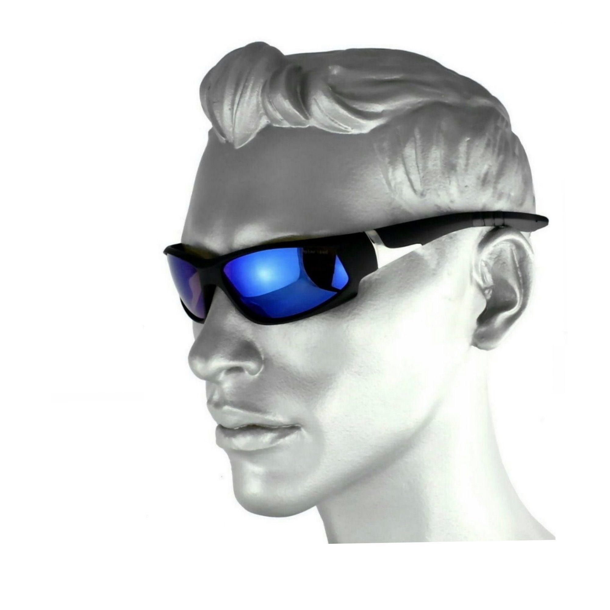 Rennec Sonnenbrille (1x Biker-Radbrille Verspiegelt mit Brillenbeutel) Spor günstig online kaufen