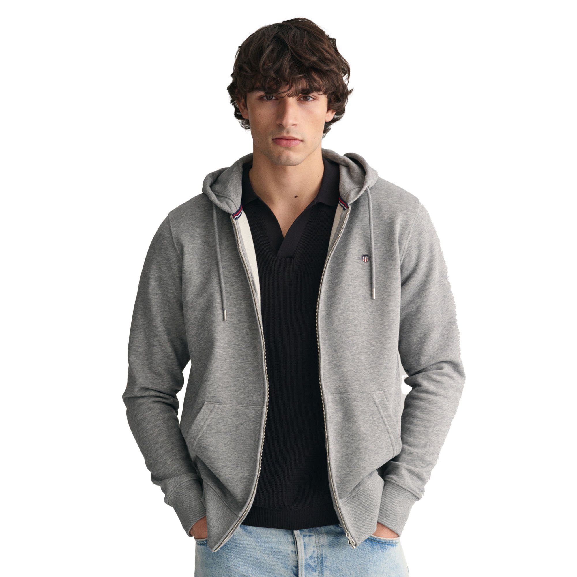 Gant Kapuzensweatjacke REG SHIELD FULL ZIP günstig online kaufen