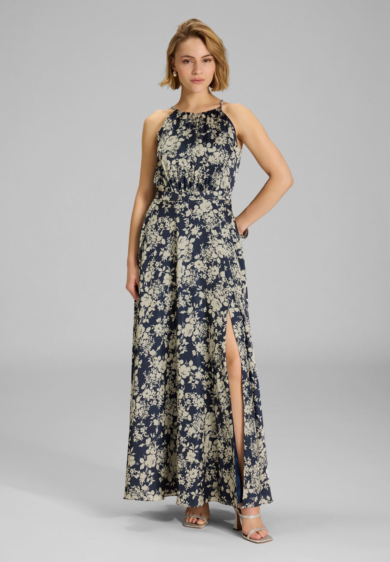 SWING Abendkleid Taillierter Schnitt mit fließendem Rockteil