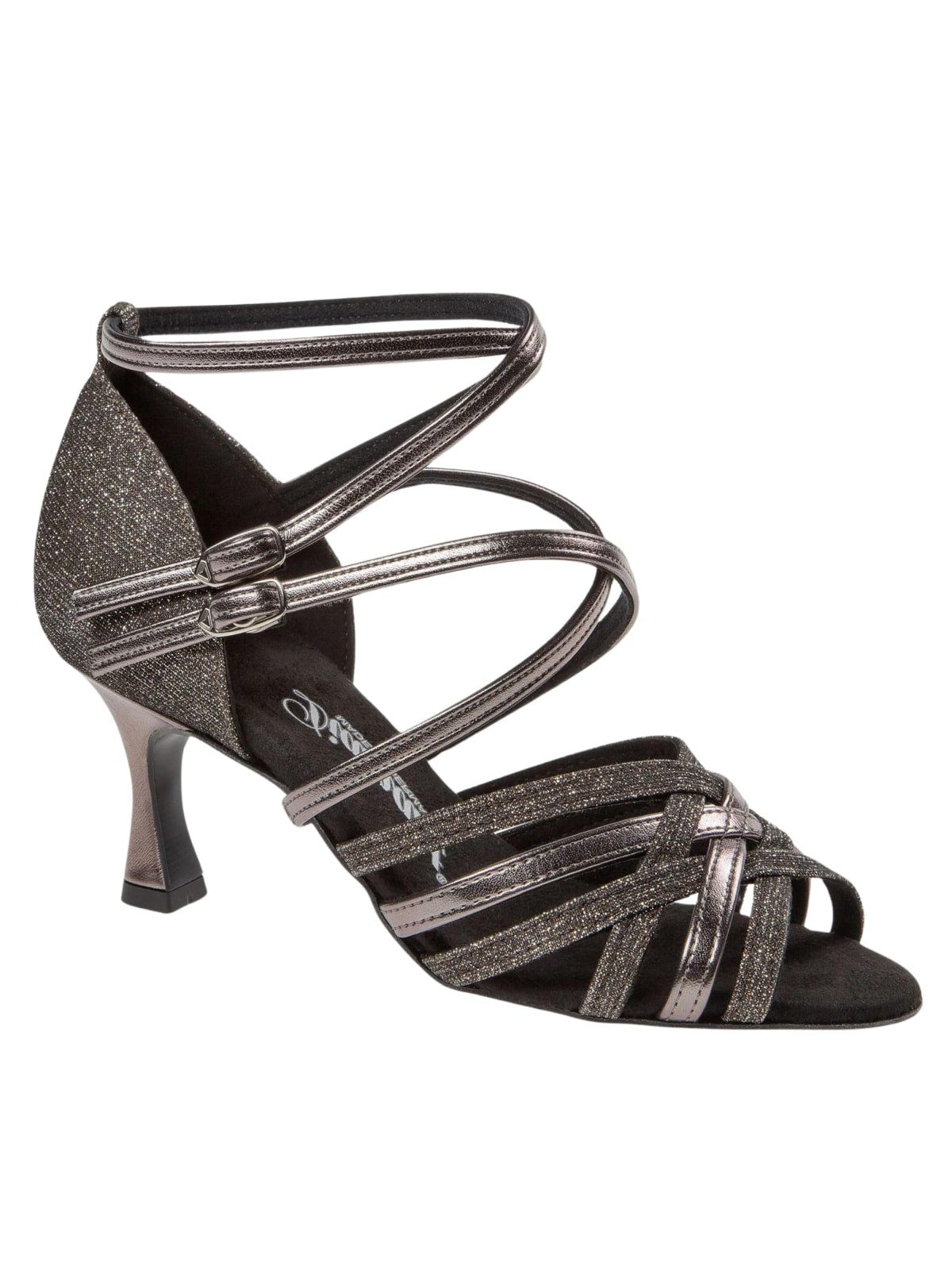 diamant Tanzschuhe Sandalette Absatz 6.5 cm