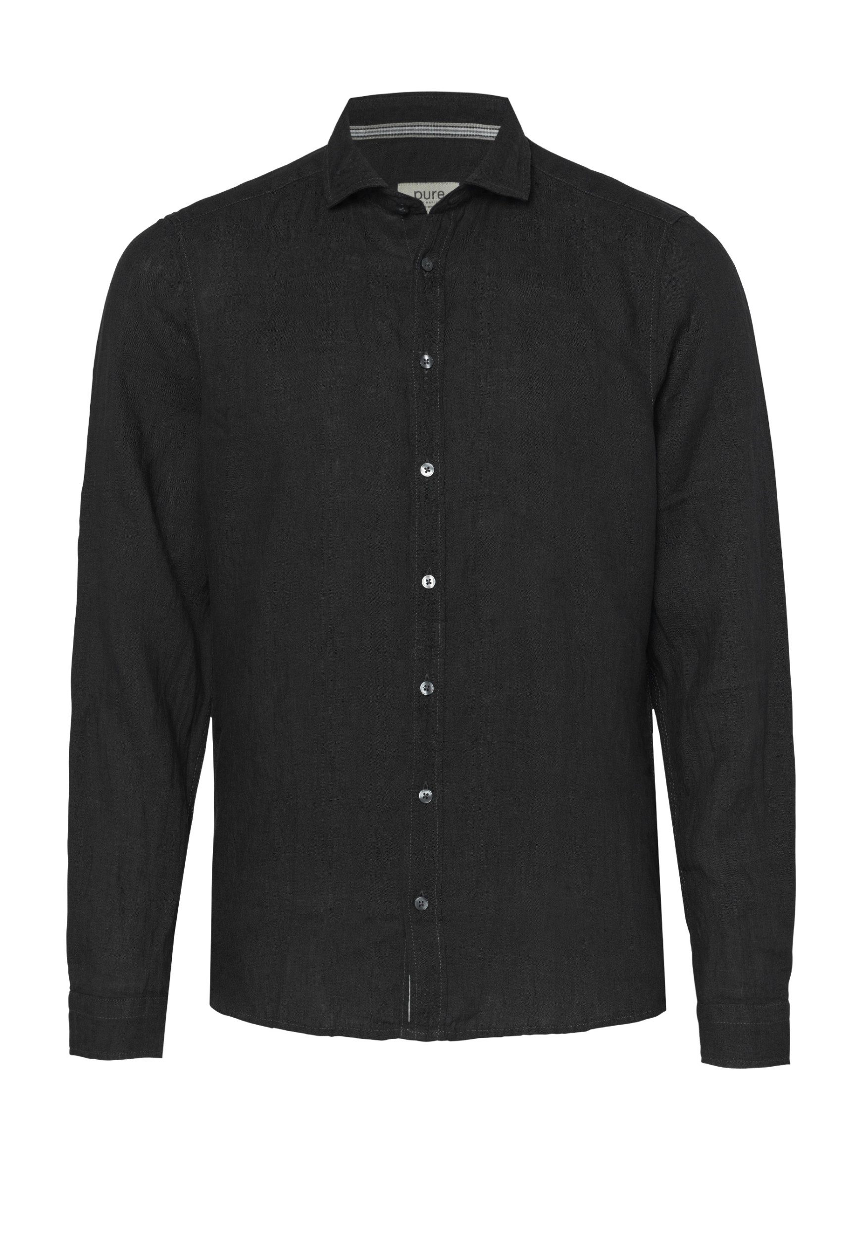 pure H.TICO Leinenhemd PURE- Casual Hemd Langarm
