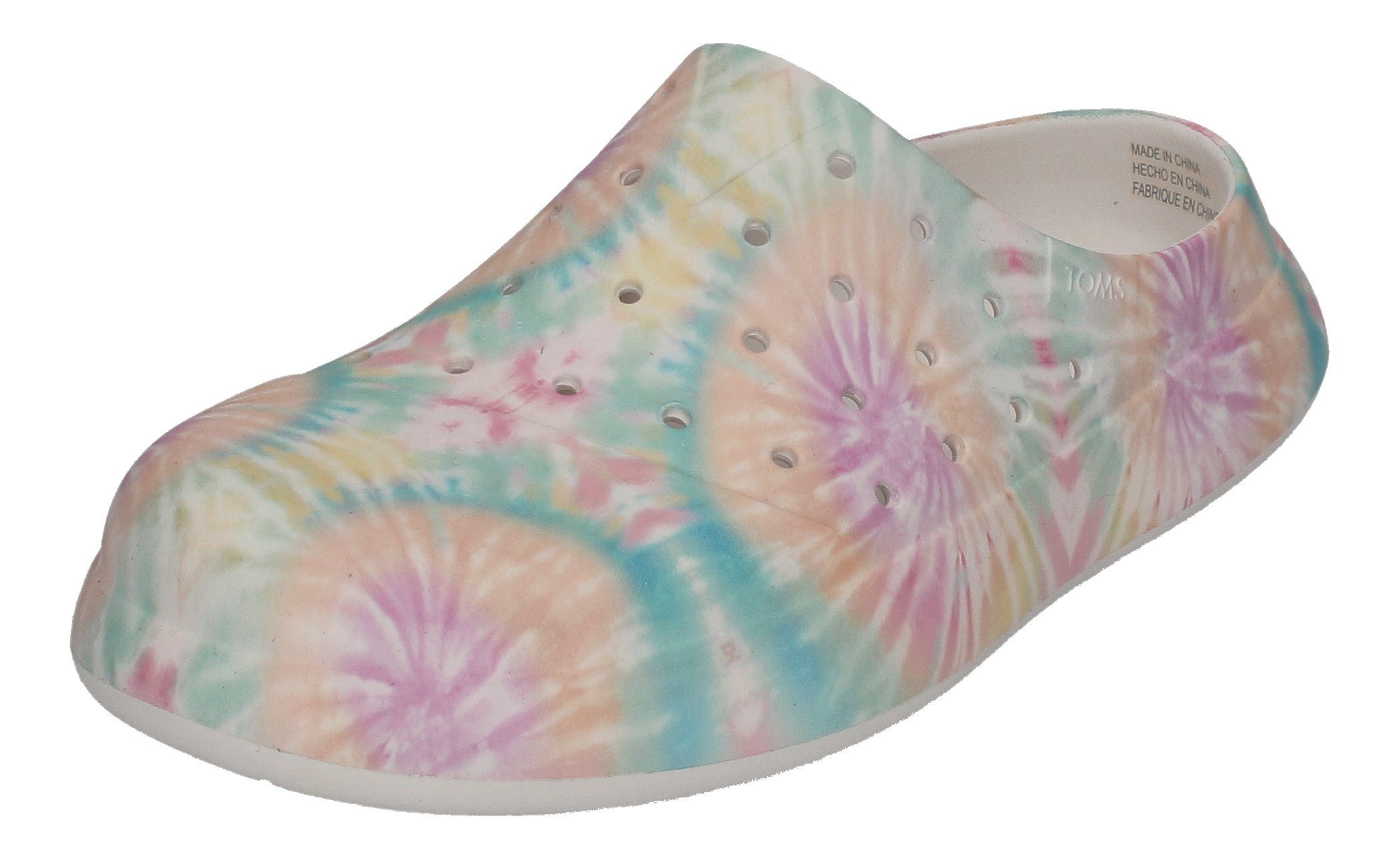 TOMS ALPARGATA MALLOW MULE MOLDED 10017951 Keilpantolette Pink Tie Dye