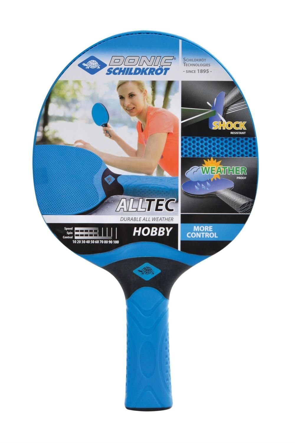 Donic Tischtennisschläger Alltec Hobby, Tischtennis Schläger Racket Table Tennis Bat