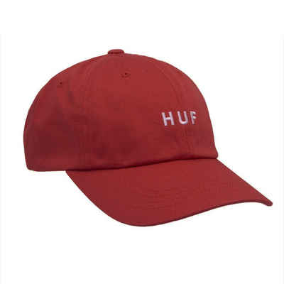 HUF Baseball Cap »OG Logo Curved Visor 6 Panel - bloodstone«