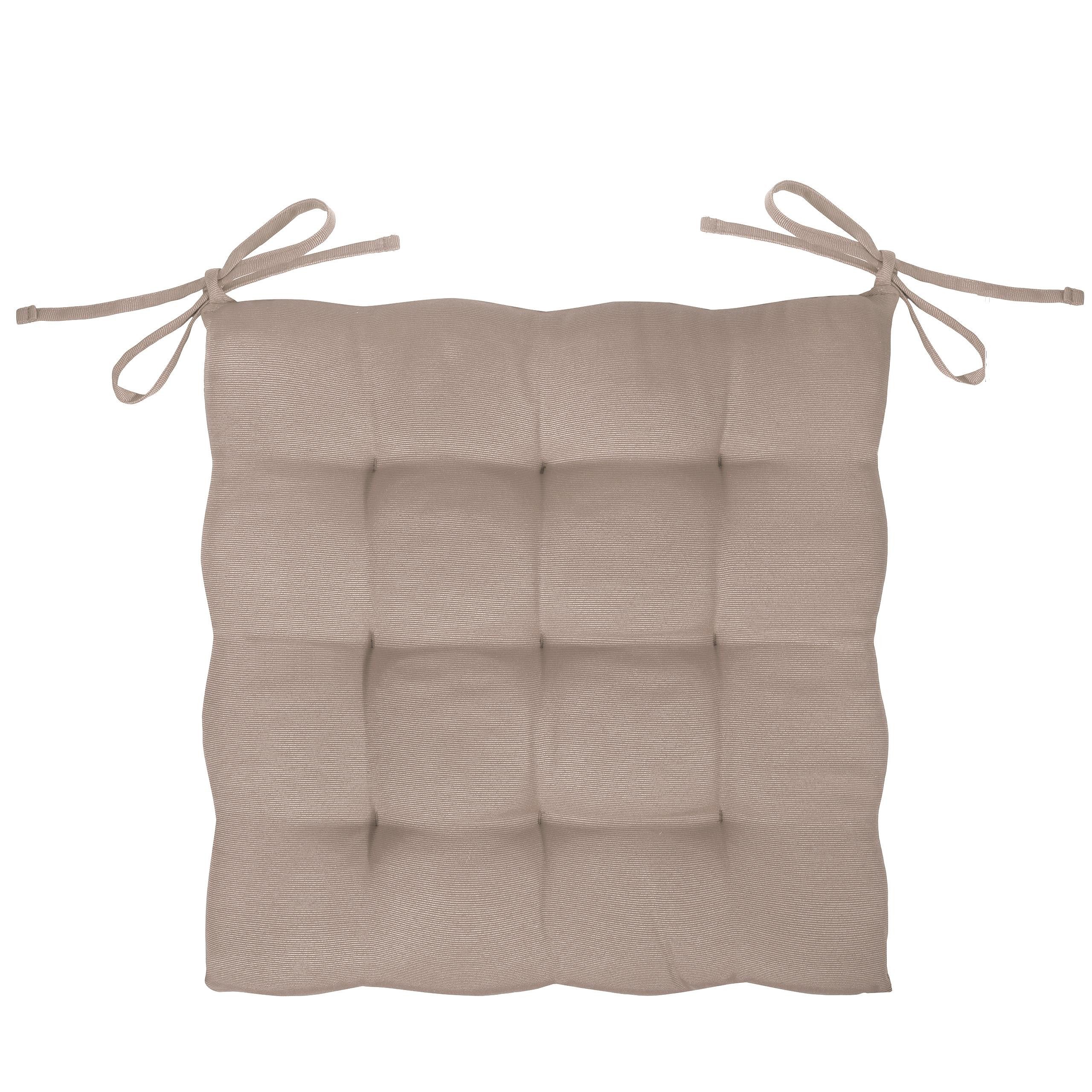 GREEN MARK Textilien Sitzkissen 4er-Set Stuhlkissen 40x40cm, Indoor und Outdoor, weich gefüllt
