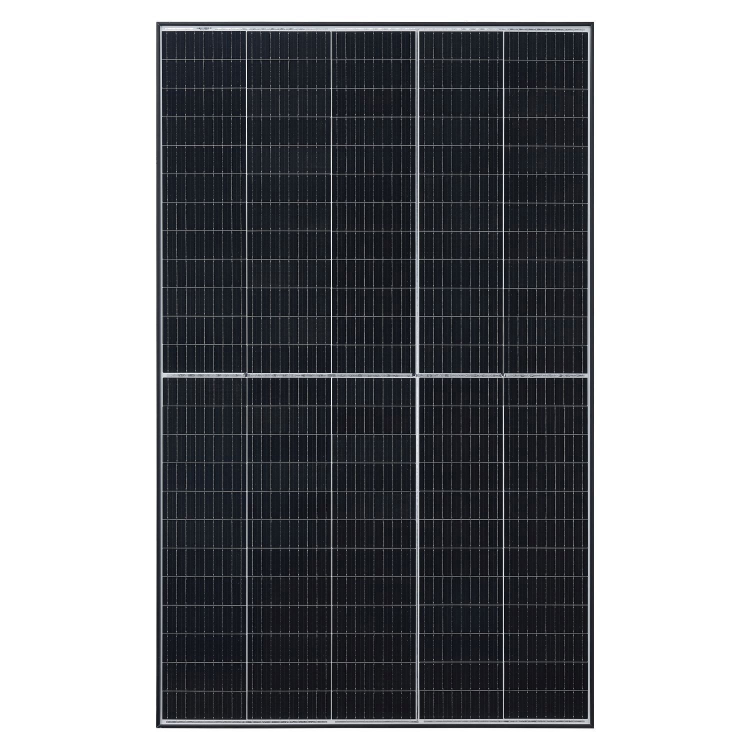 Juskys Solaranlage, 3000 W, (3 kW Photovoltaik-Anlage mit 8 Solarpaneelen & Wechselrichter), 3000 W, Komplettset, 8 Module, Wechselrichter, WLAN & App