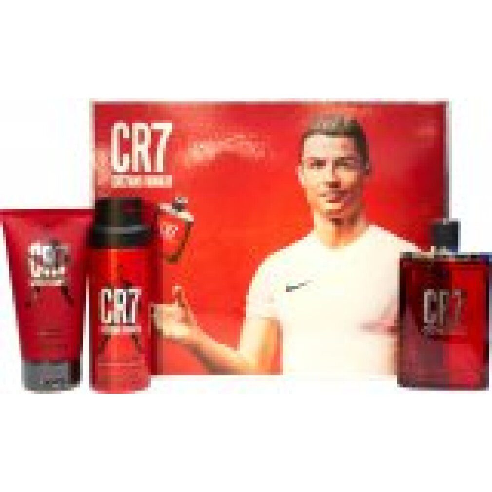 CRISTIANO RONALDO Duft-Set CR7 Geschenkset 100ml EDT + 150ml Duschgel + 150ml Körperspray