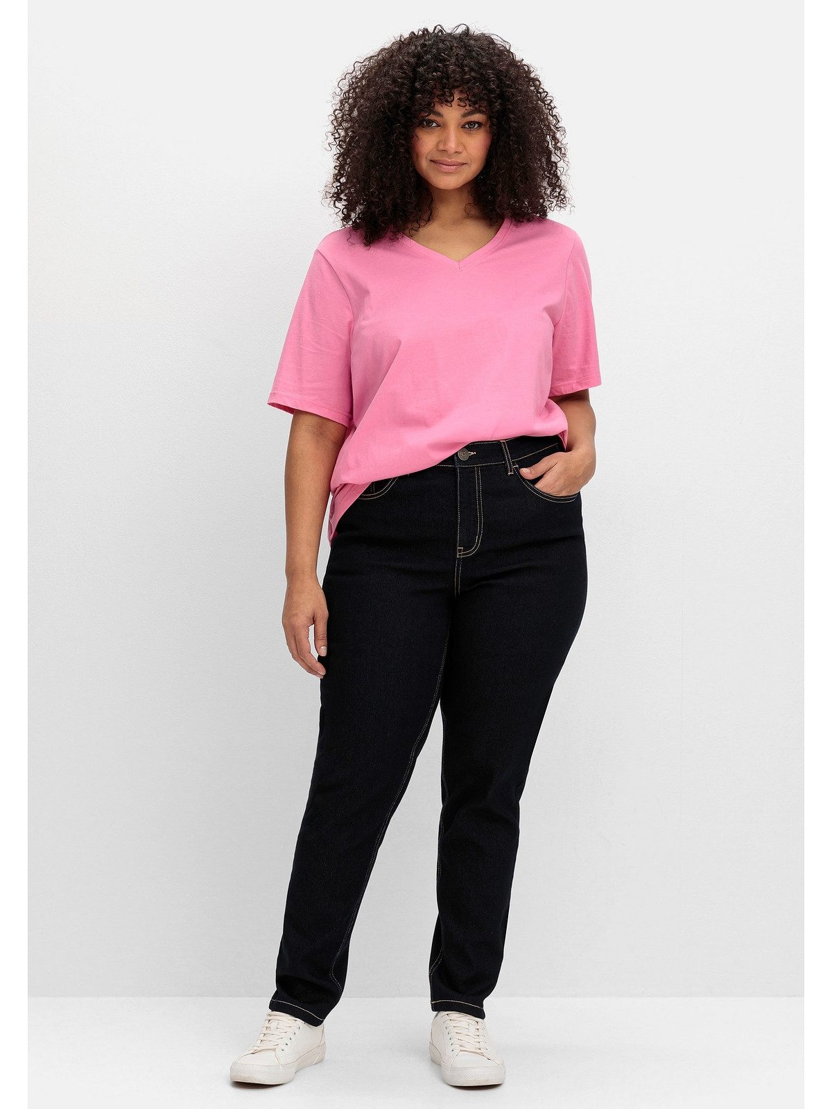 Stretch-Jeans Große Größen