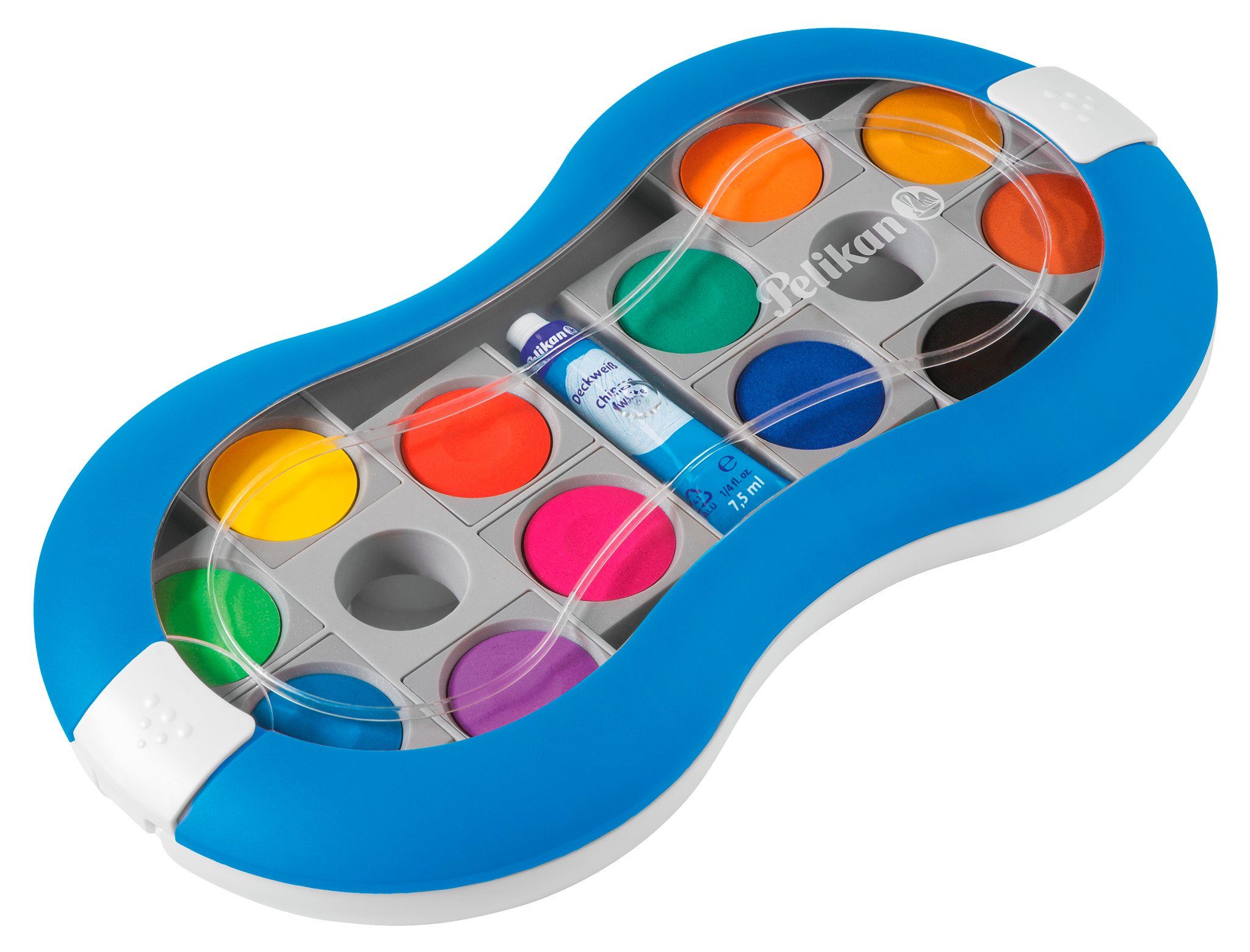 Thumbnail - Pelikan Malpalette Deckfarbkasten Space, 12 Farben