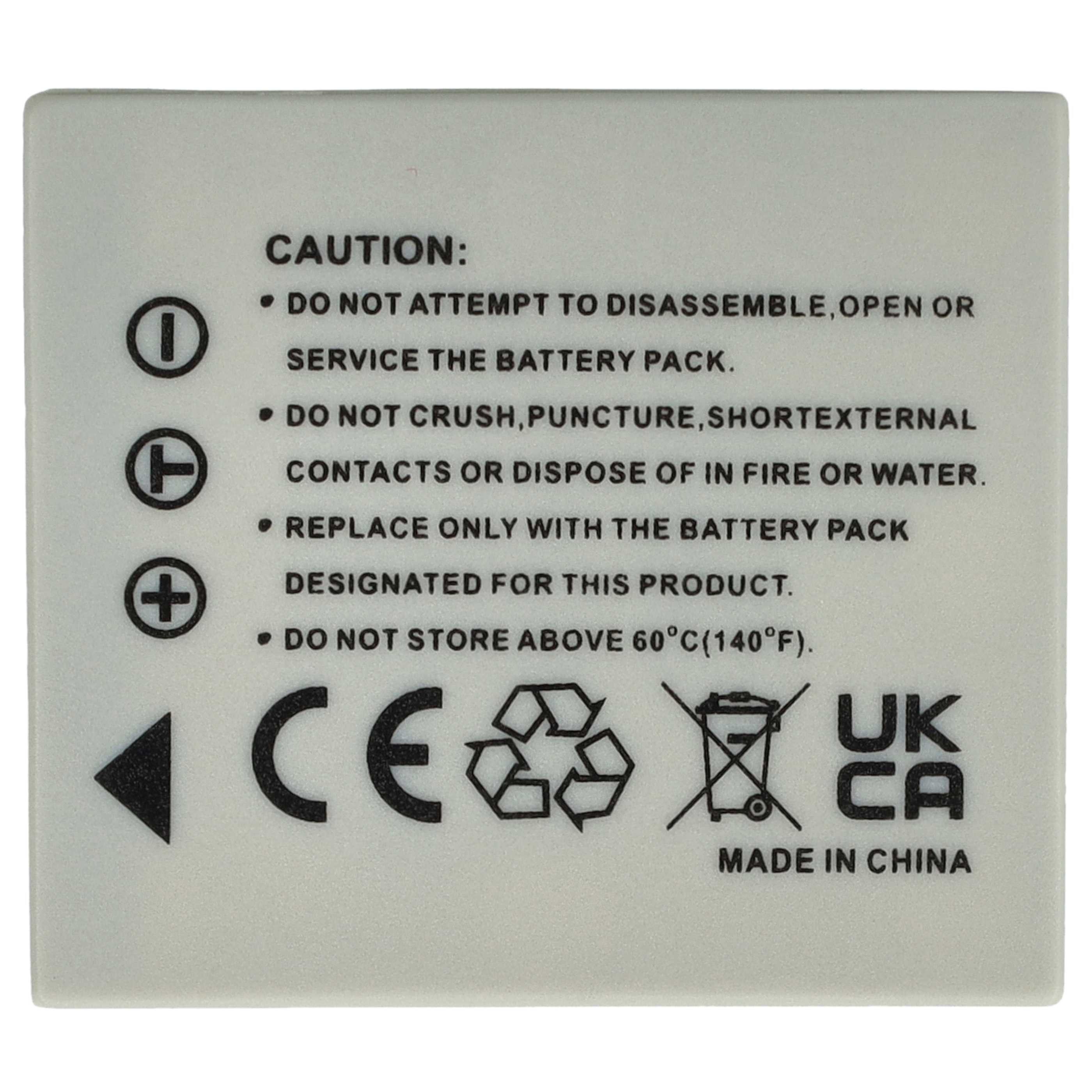 Vhbw 3X Akku Für Akai IX8630 Kamera – 500 MAh, 3,6 V Li-Ion, Kompatibel Mit CAS101, NP-40 & Mehr