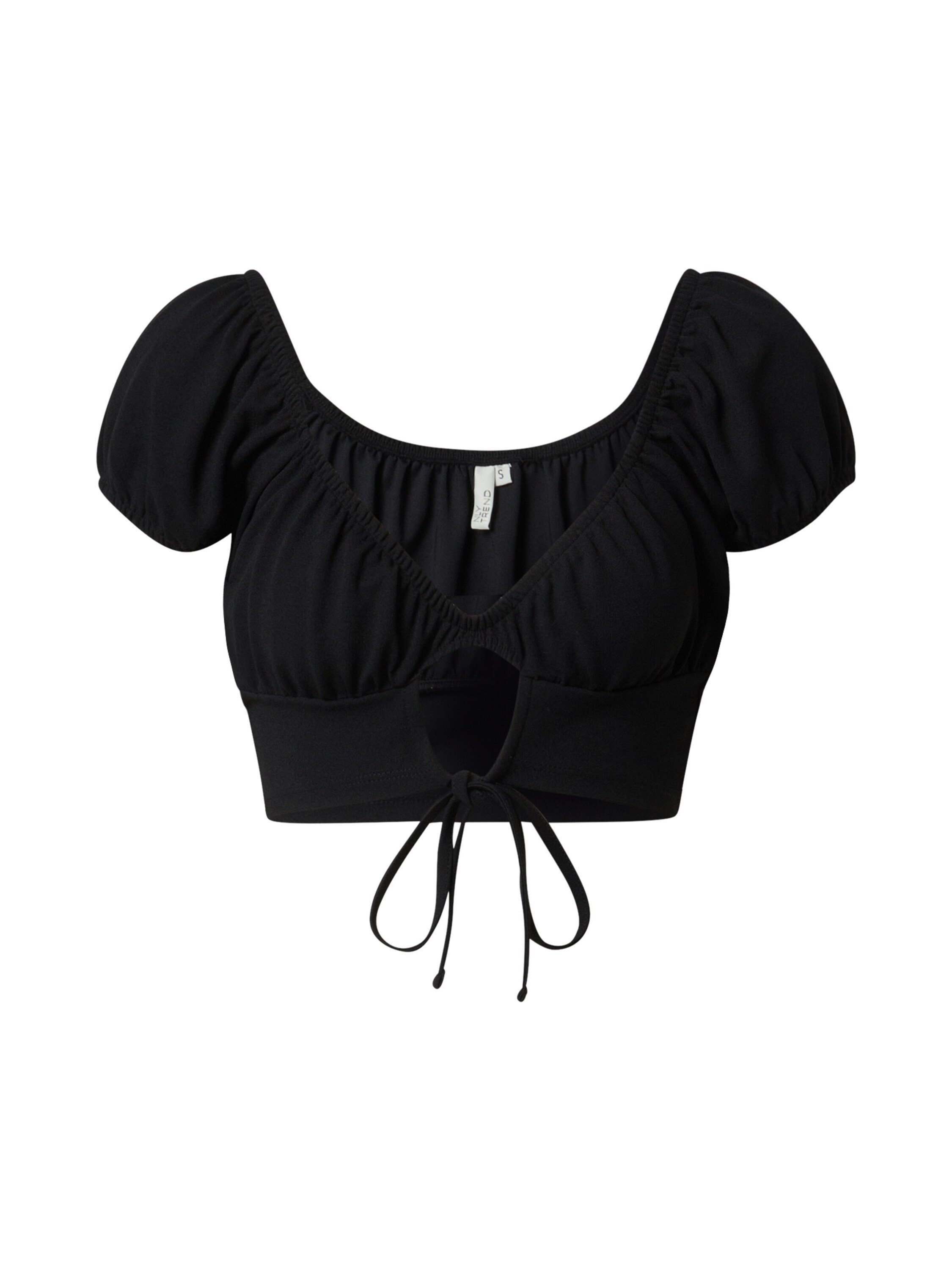 NLY by Nelly Kurzarmbluse (1-tlg) Drapiert/gerafft