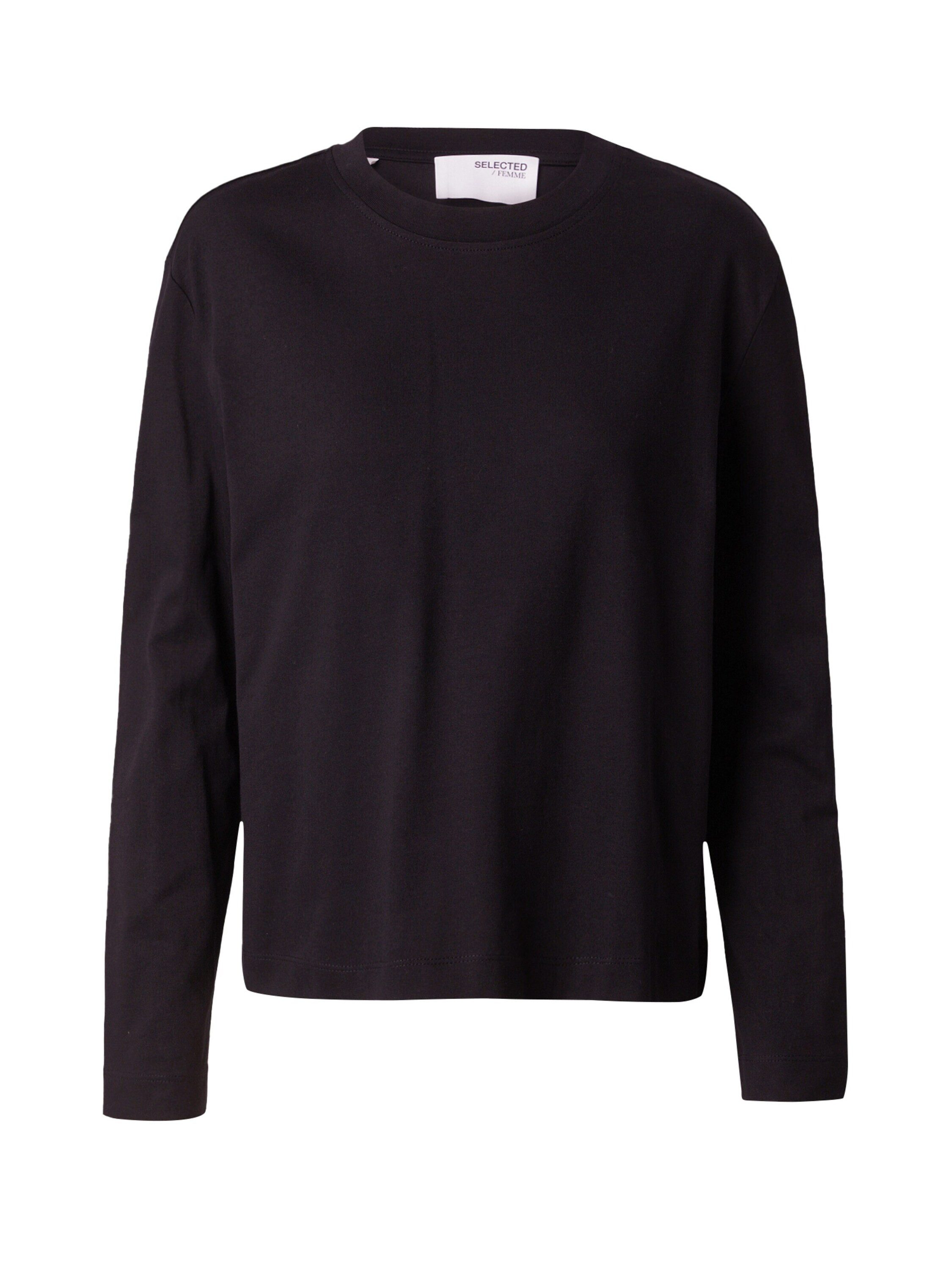 Selected Langarmshirt Essential (1-tlg) Plain/ohne Details günstig online kaufen