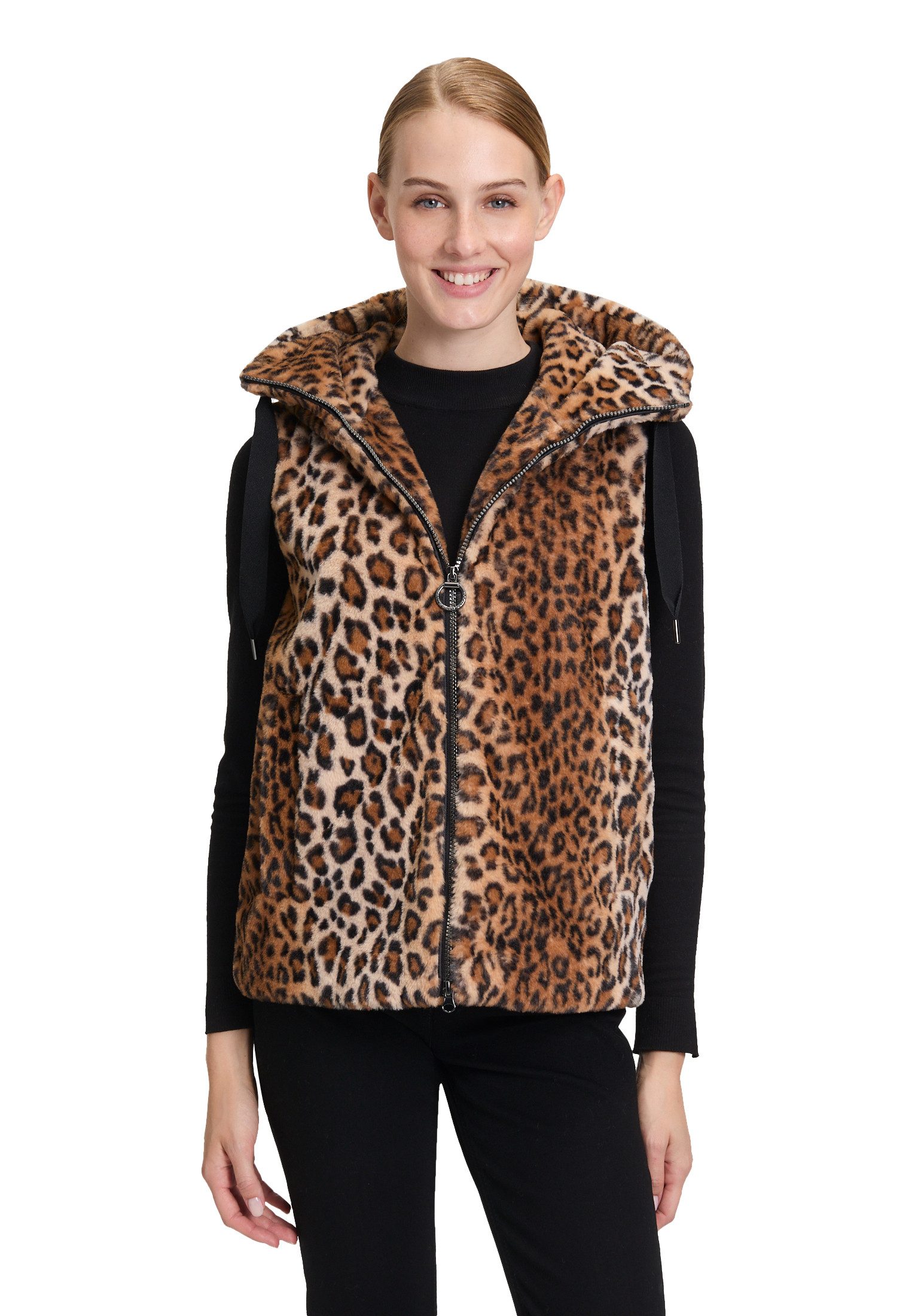 Betty Barclay Plüschweste Damen Plüschweste mit Kapuze günstig online kaufen