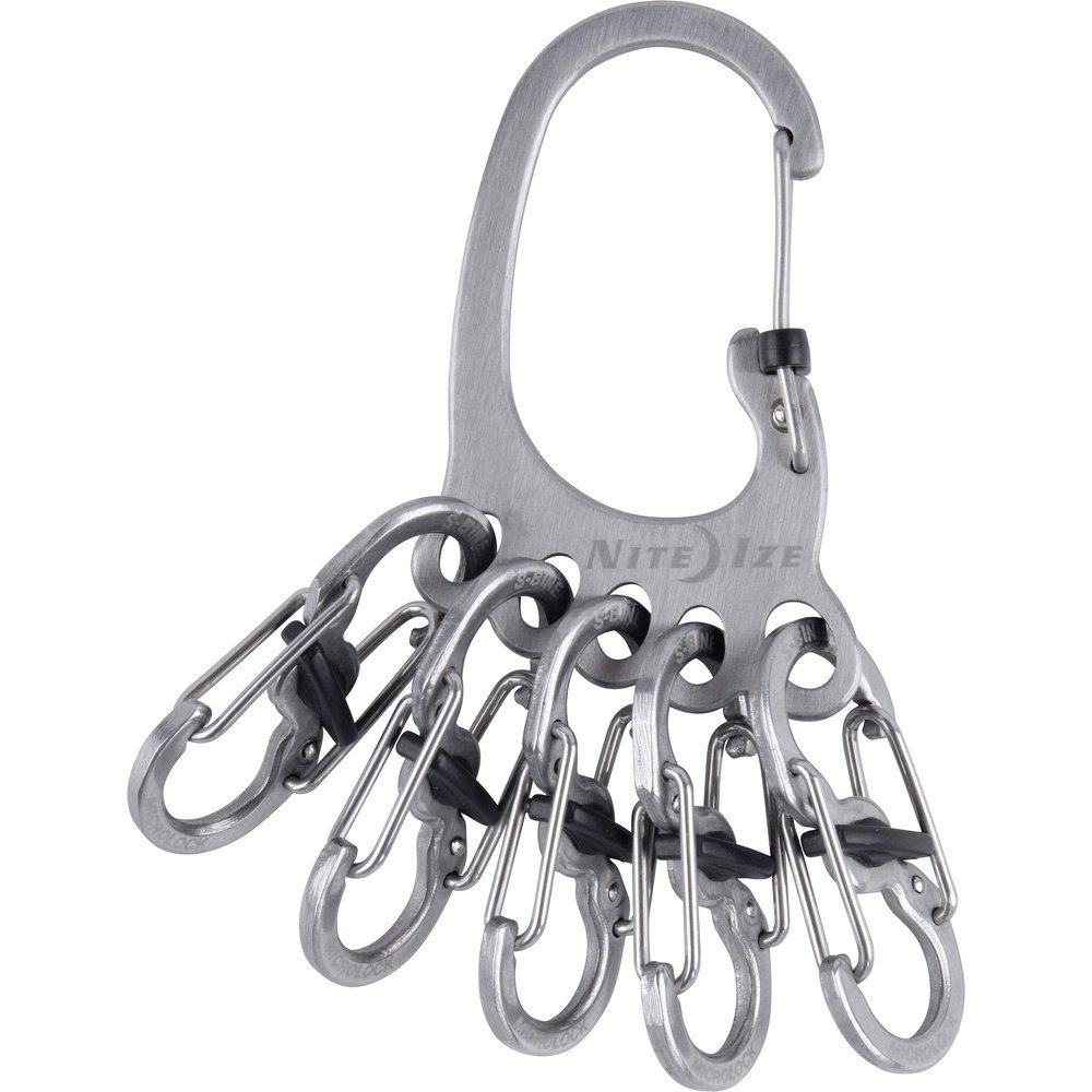 Nite Ize Schlüsselanhänger NITE Ize Schlüssel-Karabiner KLKBF-11-R6 BigFoot Locker KeyRack Edelst