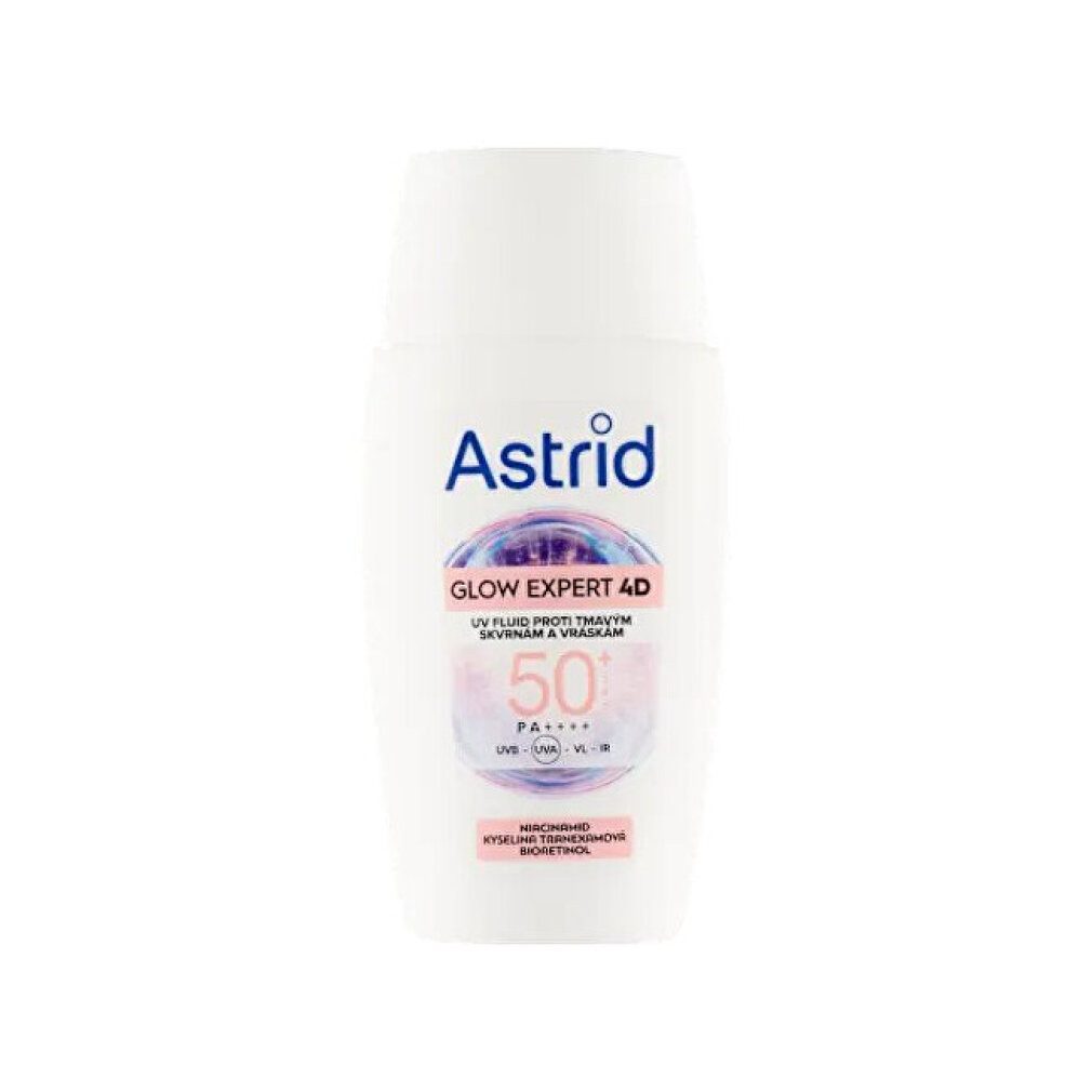 Astrid Körperpflegemittel Gesichtsfluid gegen dunkle Flecken und Falten SPF 50 Glow 4D 50ml