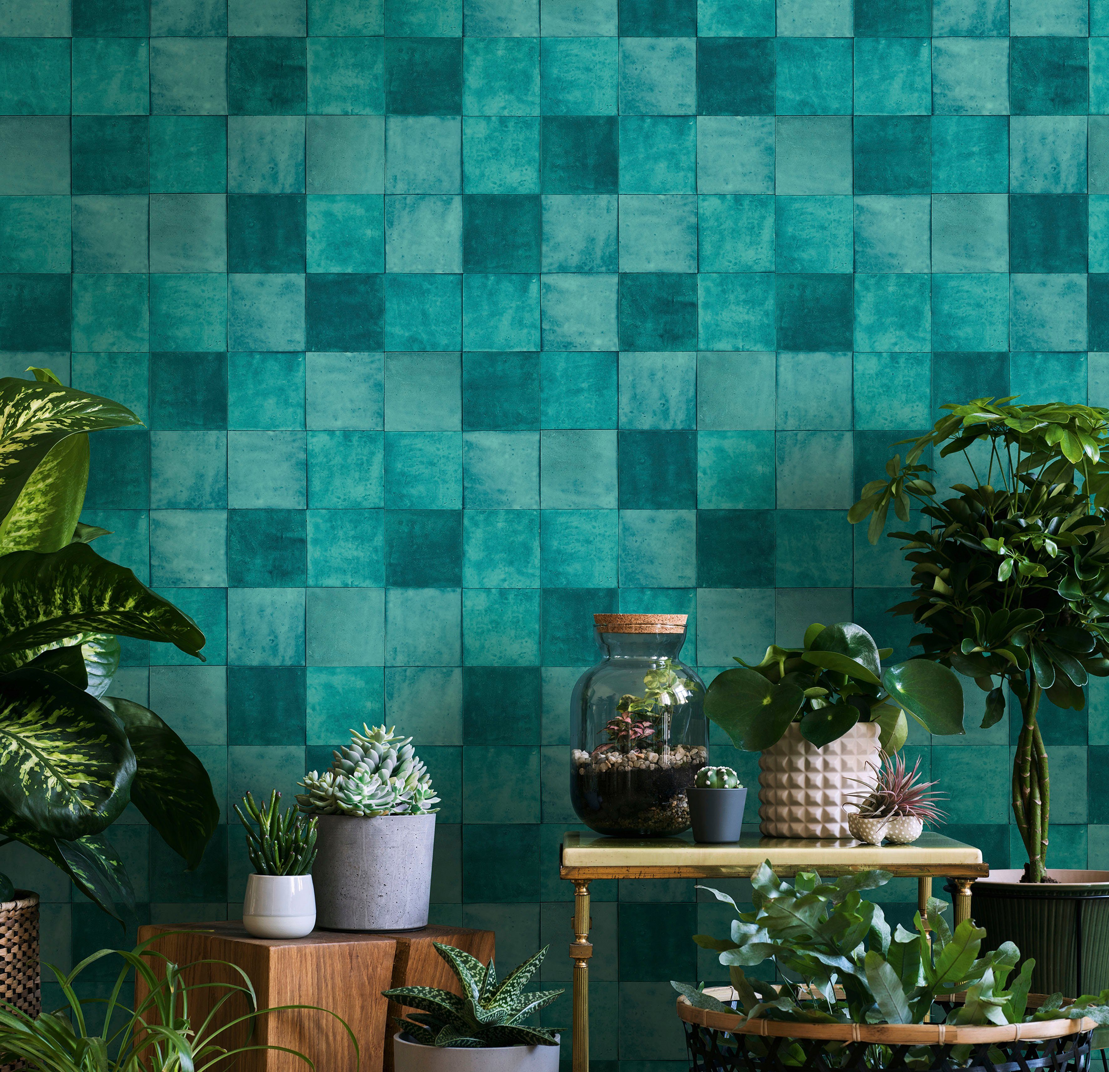 Marburg Fototapete Tile, glatt, matt, moderne Vliestapete für Wohnzimmer  Schlafzimmer Küche | Fototapeten