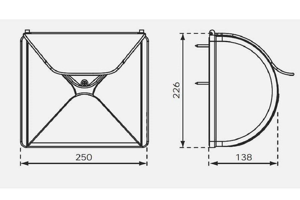 Gartenpirat Kinderbriefkasten Briefkasten Kinderpost Zubehör für Spielhaus oder Spielturm Spielzeug