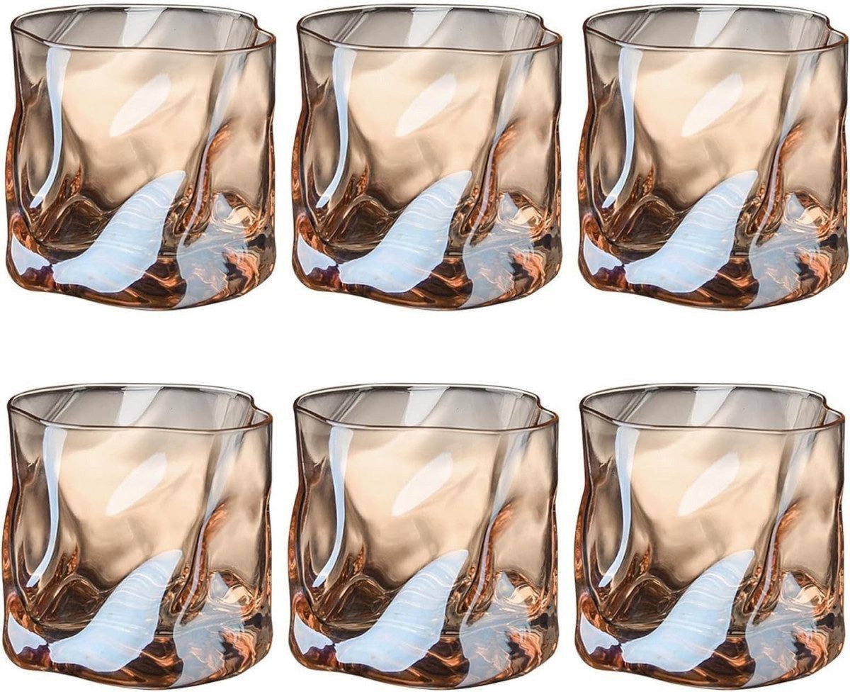 Tumbler-Glas 6/12-teilig Gläser Set Whiskeygläser Transparente 200ml