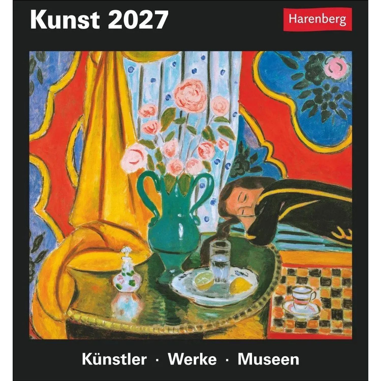 Harenberg Kalender Verlag Abreißkalender Kunst Tagesabreißkalender 2027 - Kulturkalender - Künstler, Werke,...