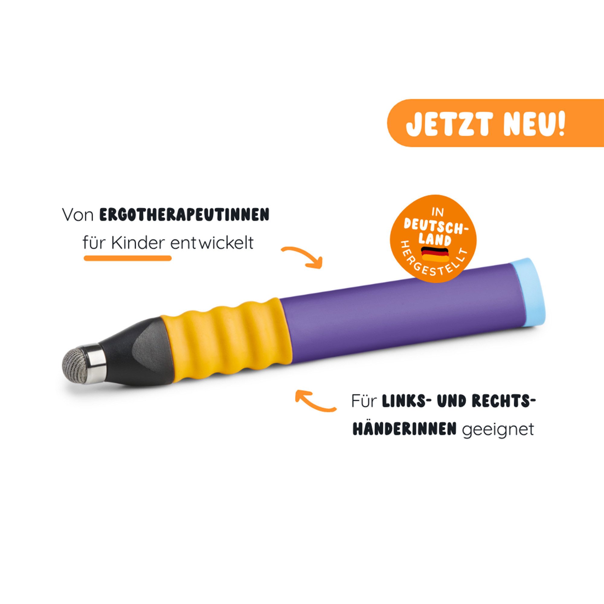 Edurino Lernspielzeug Lernstift Ergonomischer Stift Eingabestift Kinder beidhändig - Lila