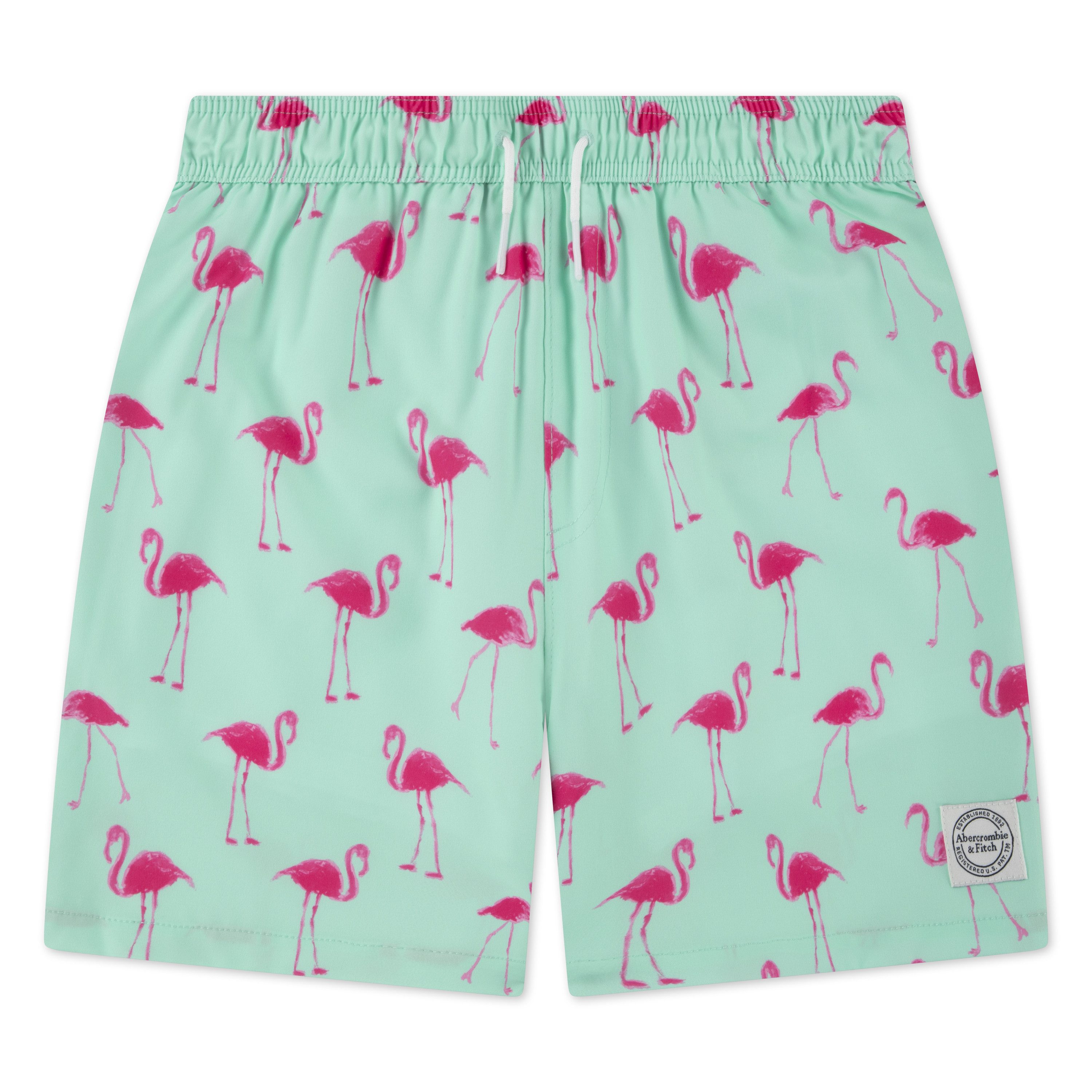 Abercrombie Kids Badeshorts AFB CORE POLY TRUNK mit Allover-Print, für Boys