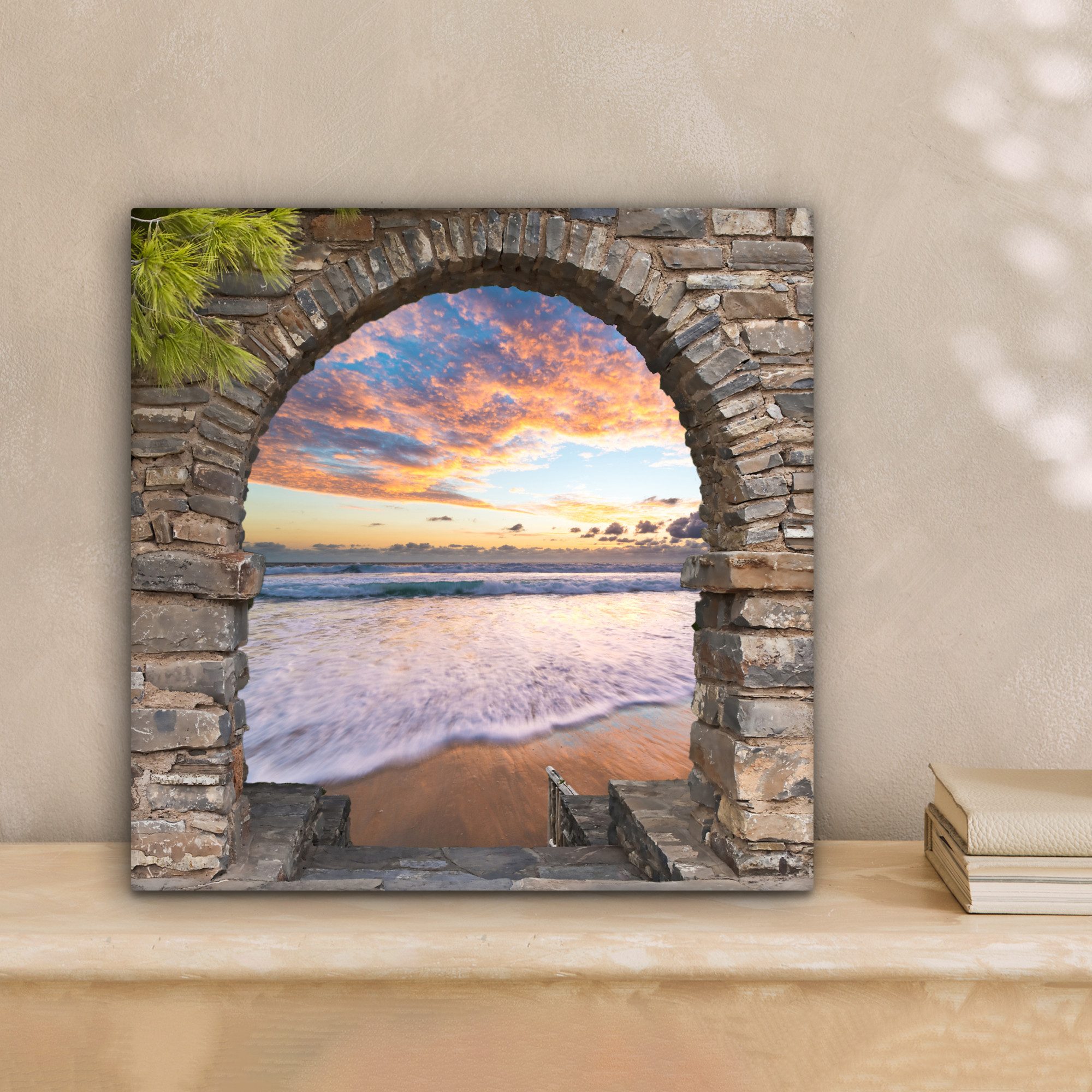 OneMillionCanvasses® Leinwandbild Abend - Meer - günstig online kaufen