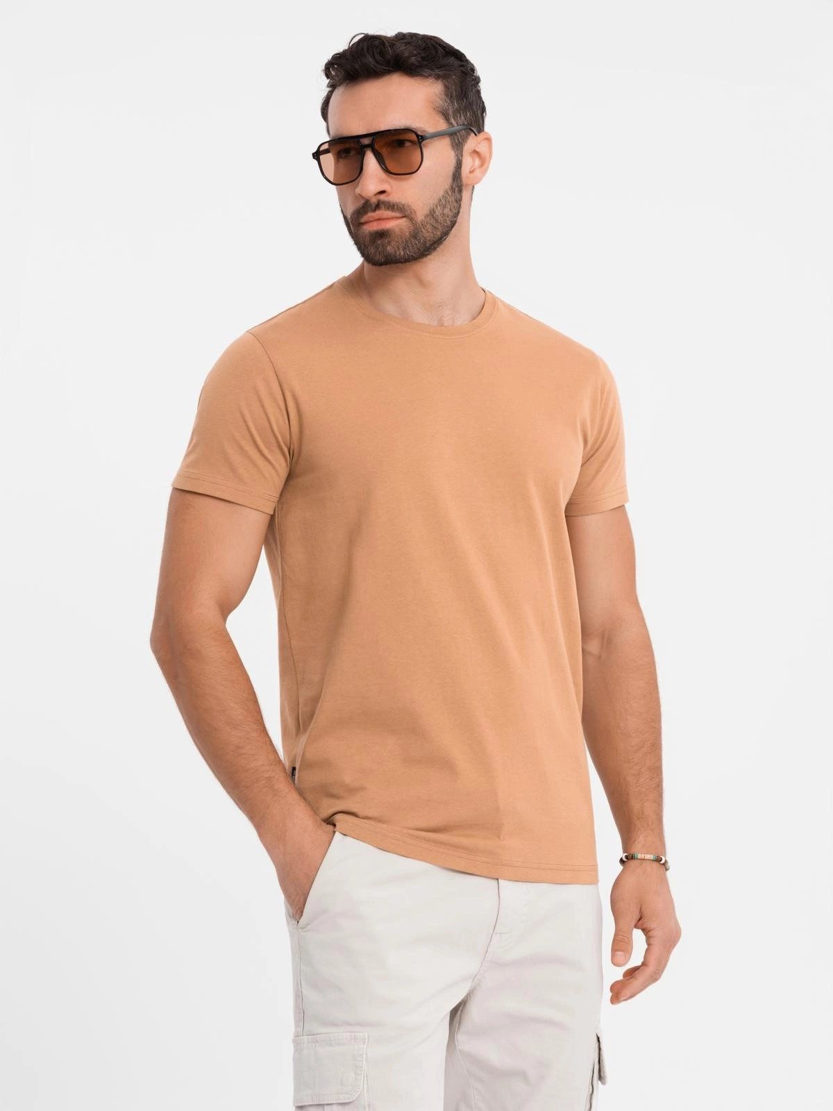 OMBRE T-Shirt T-Shirt aus Baumwolle BASIC für Herren - günstig online kaufen