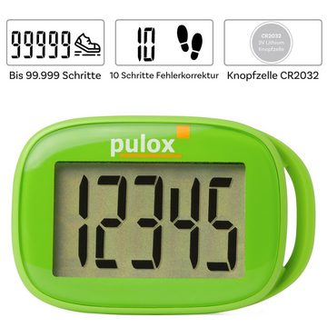 pulox Schrittzähler PS-100 Pedometer in Grün