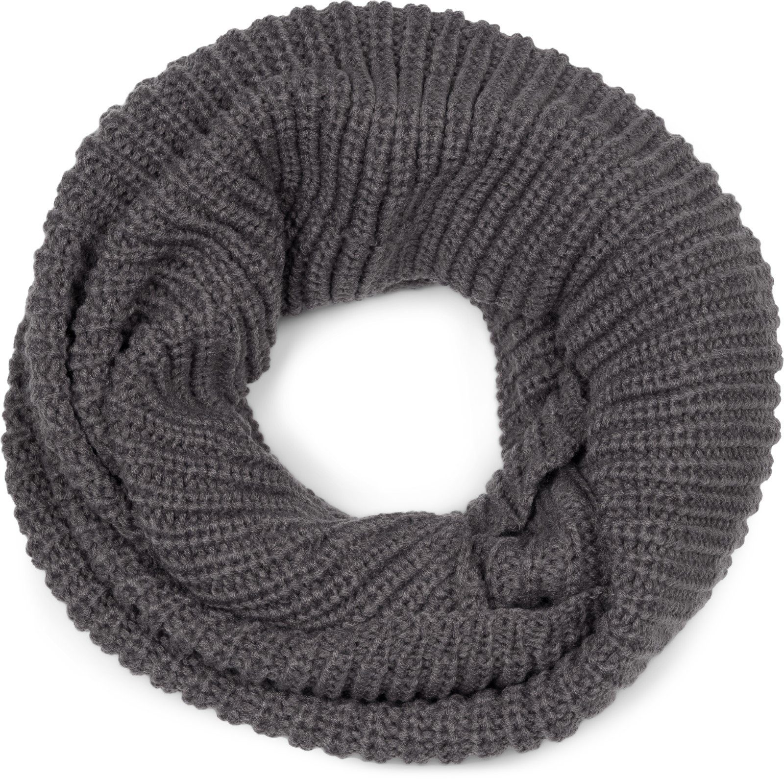 styleBREAKER Strickschal Unifarbener Feinstrick Loop, (1-St)
