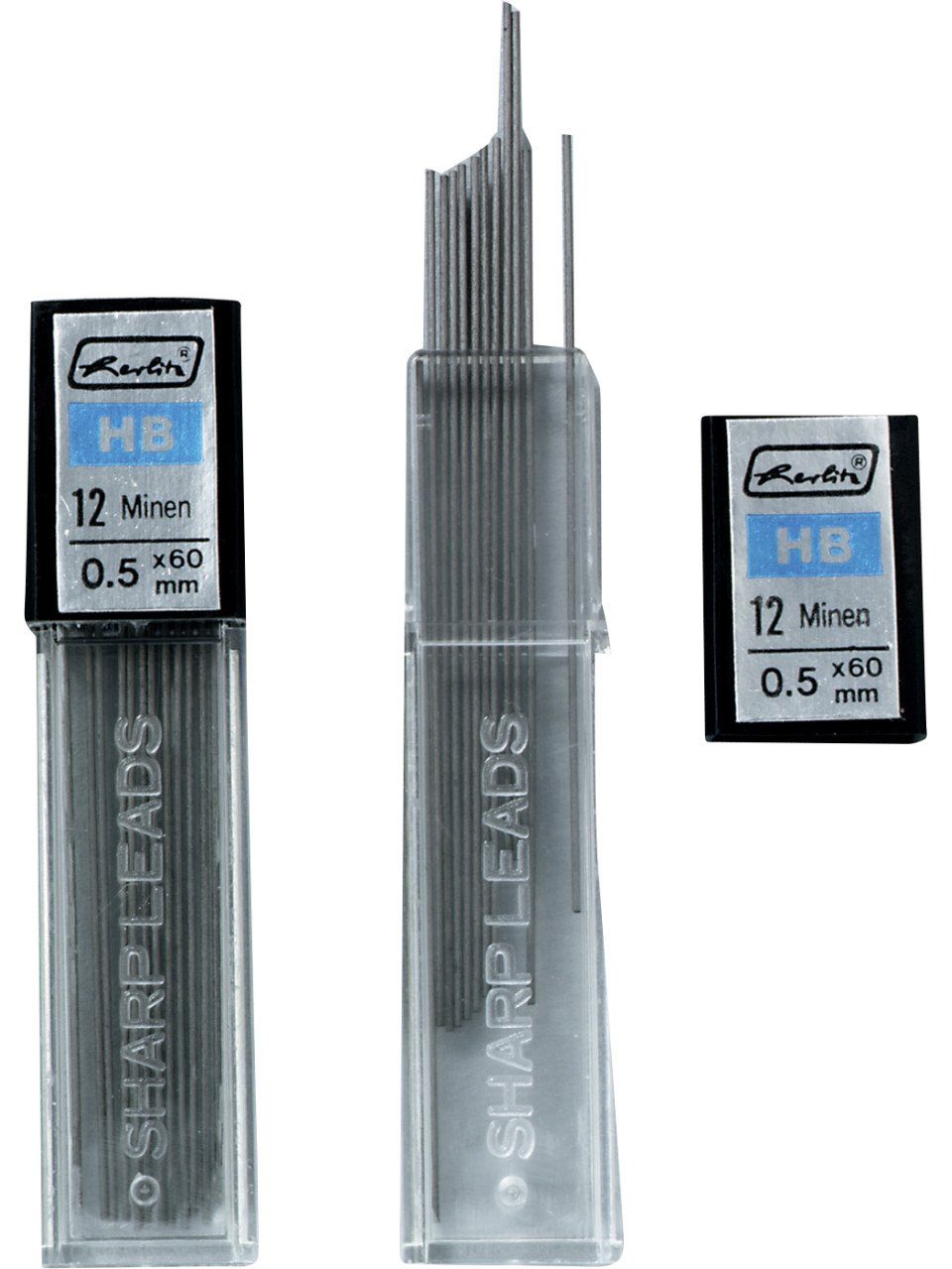 Herlitz Bleistift herlitz Druckbleistiftmine HB 0,5 mm 24 Stk.