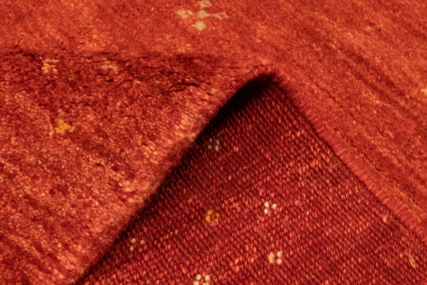 Wollteppich »Gabbeh Teppich handgeknüpft rot«, morgenland, rechteckig, Höhe 18 mm, handgeknüpft-kaufen