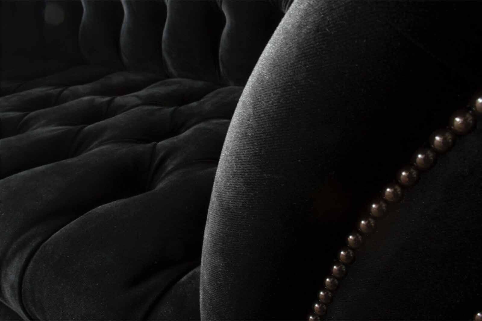 Chesterfield 2 Sofa Luxus Designer In Made Europe Couchen Sitzer Textil, JVmoebel Sofa Polster Couch