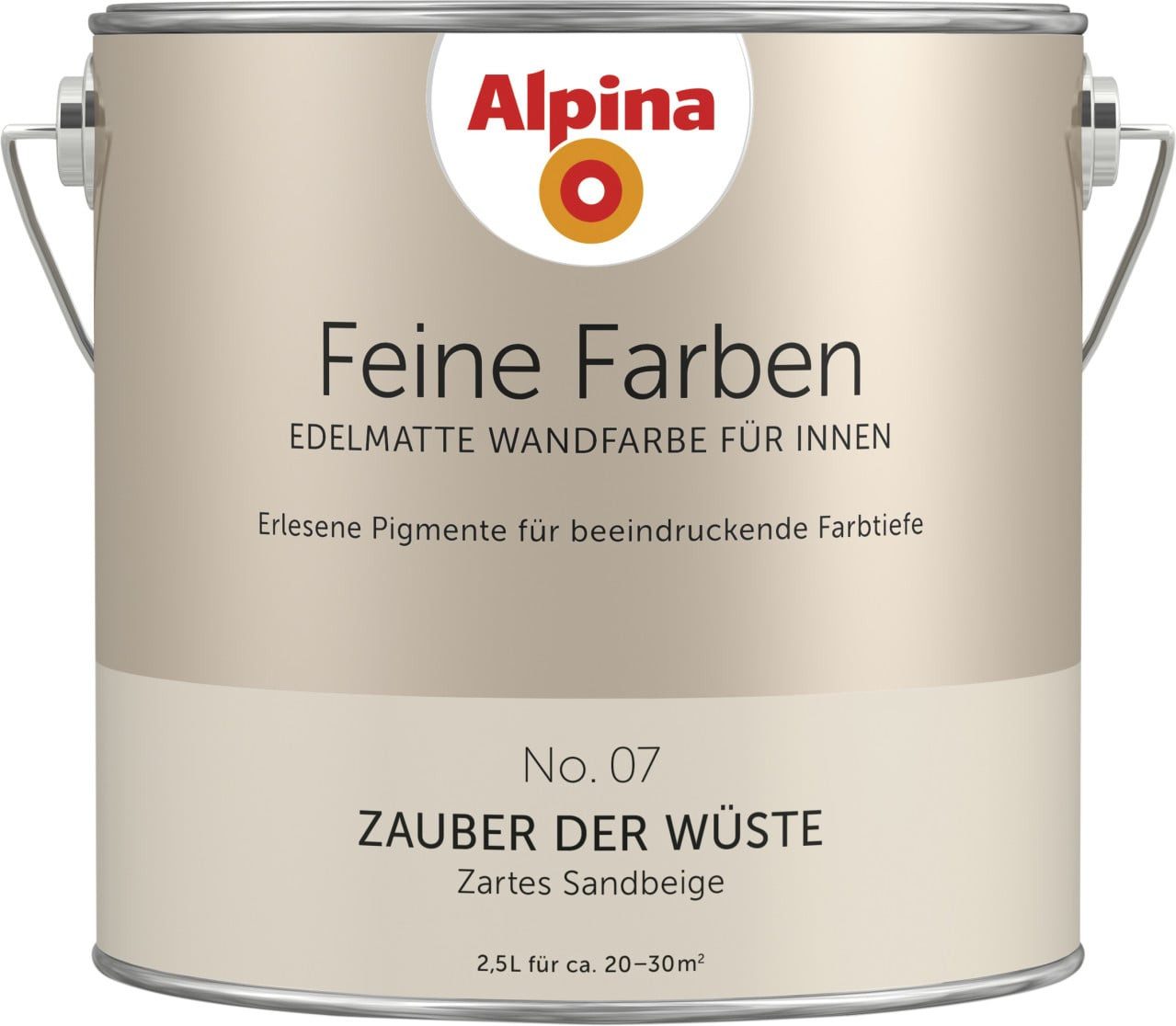 Alpina Wandfarbe Alpina Feine Farben Wandfarbe No. 07 Zauber der