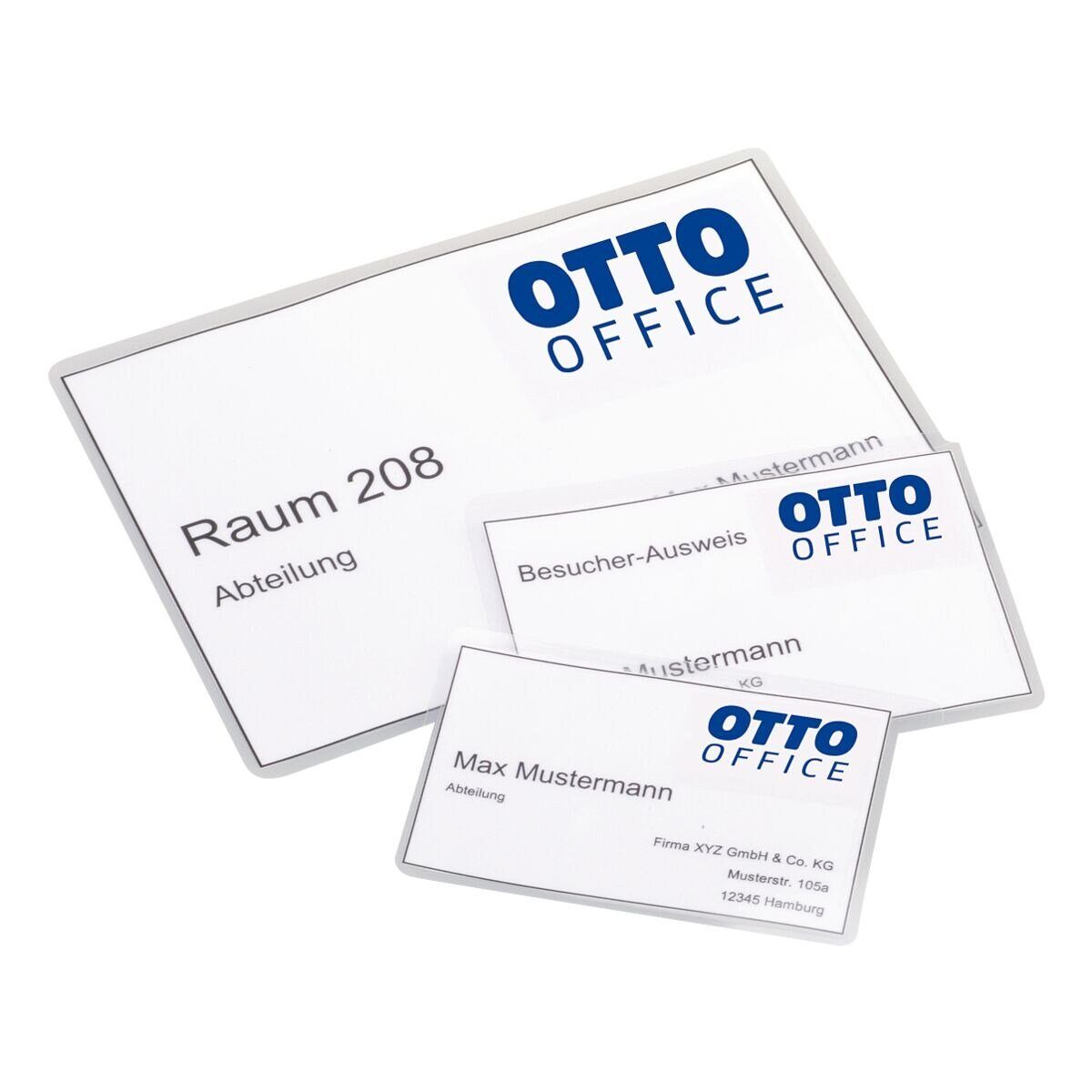 Otto Office Laminierfolie Kreditkarte, 54x86 mm 125 mic glänzend