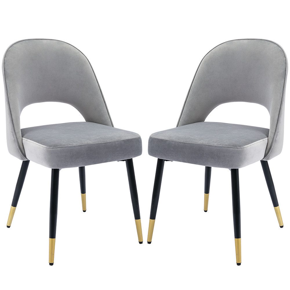 WAHSON OFFICE CHAIRS Esszimmerstuhl Samt 2er günstig online kaufen