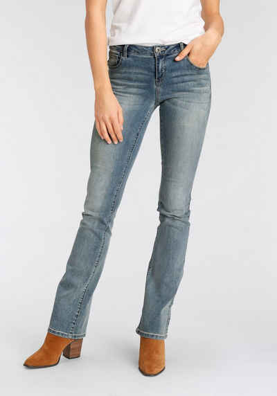 Arizona Bootcut-Jeans »Ultra-Stretch« Mid-Waist