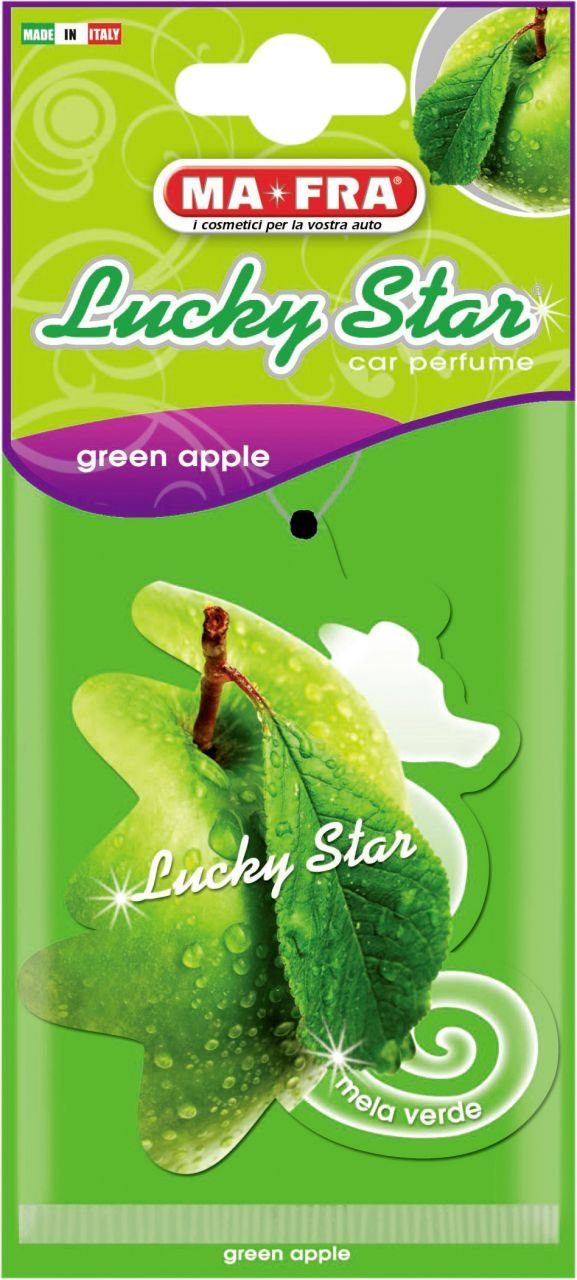 Mafra Raumduft Mafra Papierlufterfrischer Lucky Star Grüner Apfel