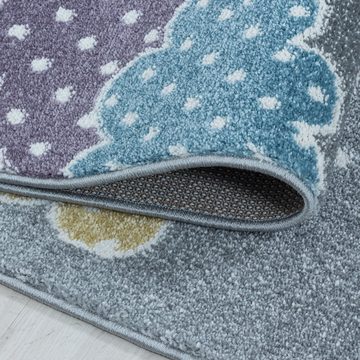 Kinderteppich Teppich für den Flur oder Küche Mond- und Sterne Design, Stilvoll Günstig, Läufer, Höhe: 9 mm