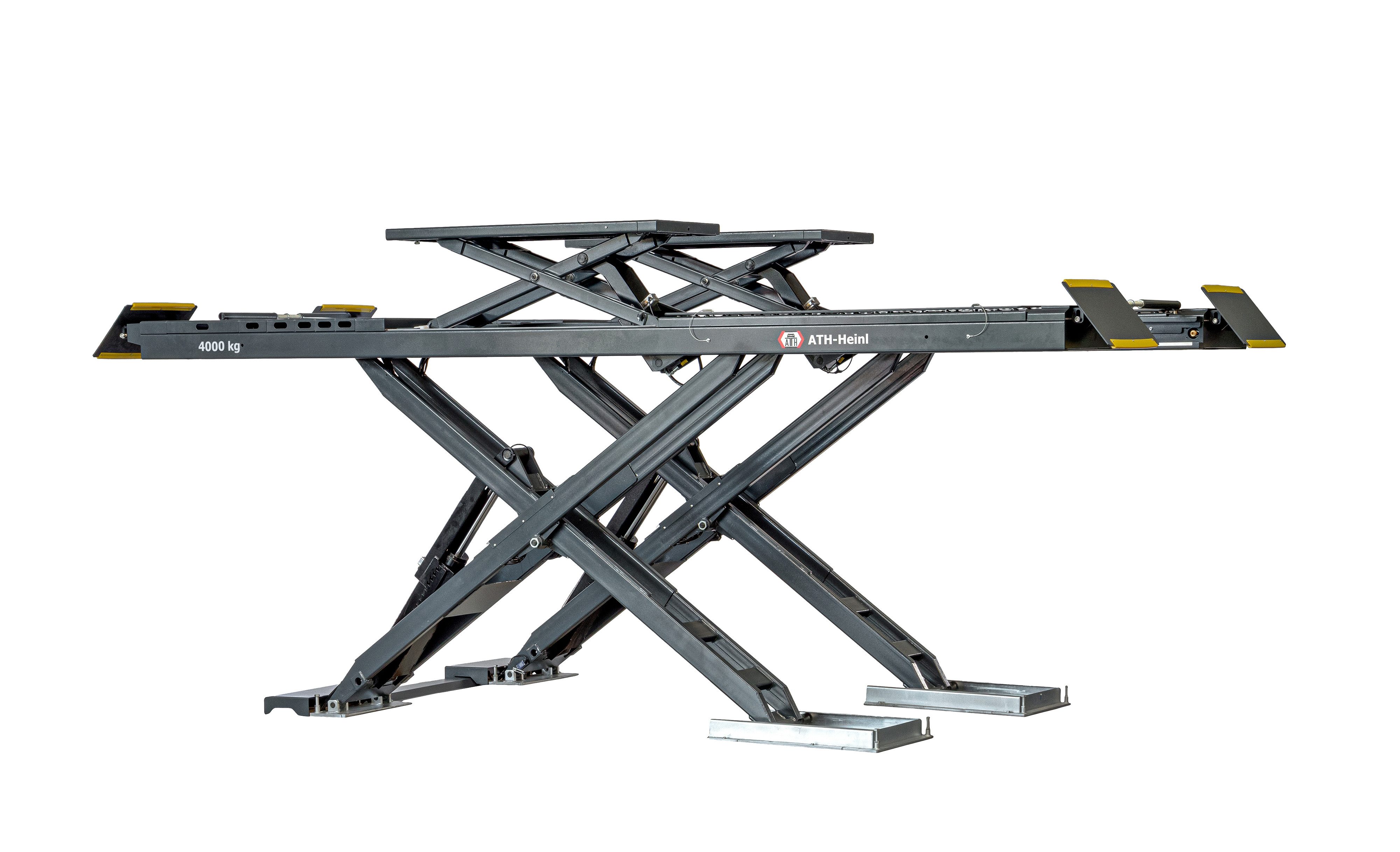 ATH-Heinl Wagenheber ATH Cross Lift 40 UGA Auffahr Scherenhebebühne, 4t KFZ Hebebühne, max. Hubhöhe: 2160 cm