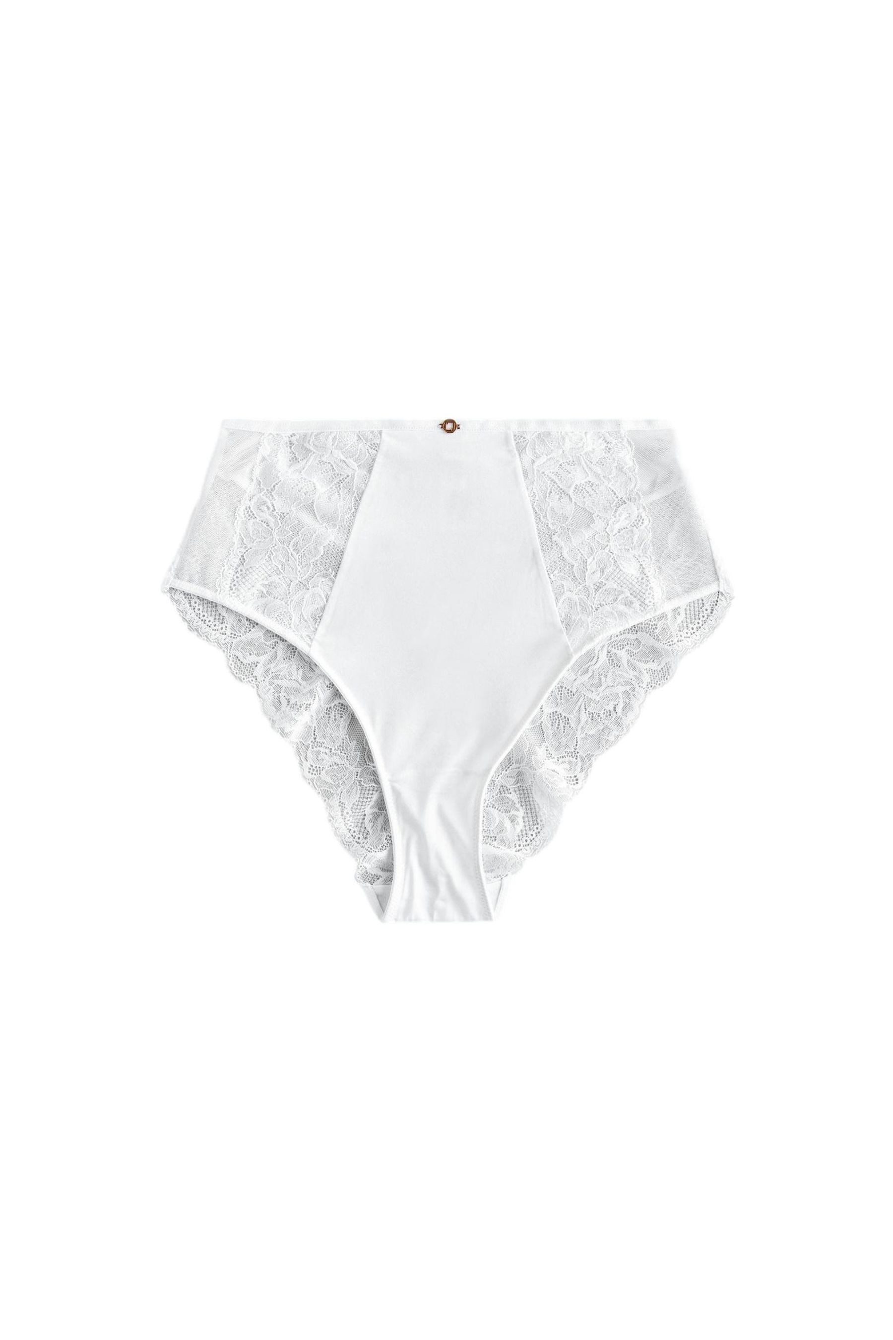 High-Waist-String Lipsy Hochbund-Spitzenslip, Tanga