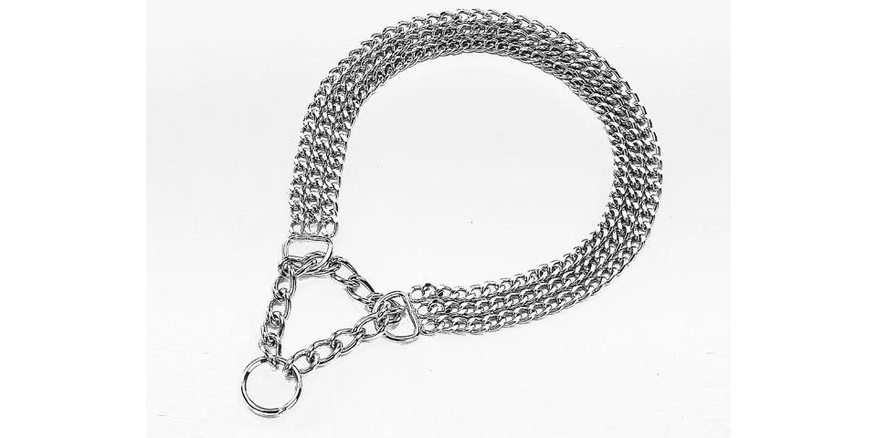 Nobby Hundehalsbandleuchte Nobby Kettenhalsband mit Zugbegrenzung Ø 2,0 mm