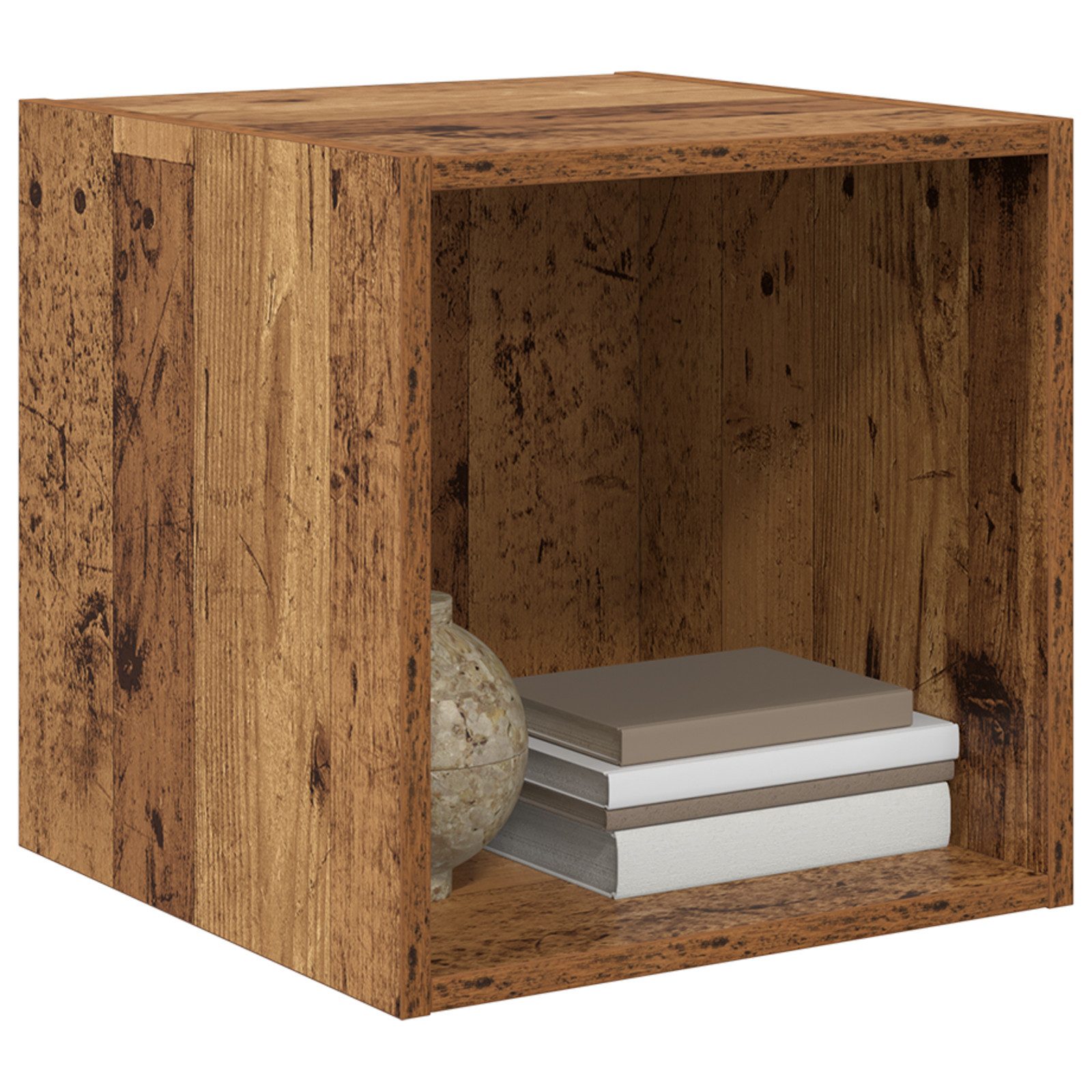 vidaXL Regal Wandschrank Altholz 37 x günstig online kaufen