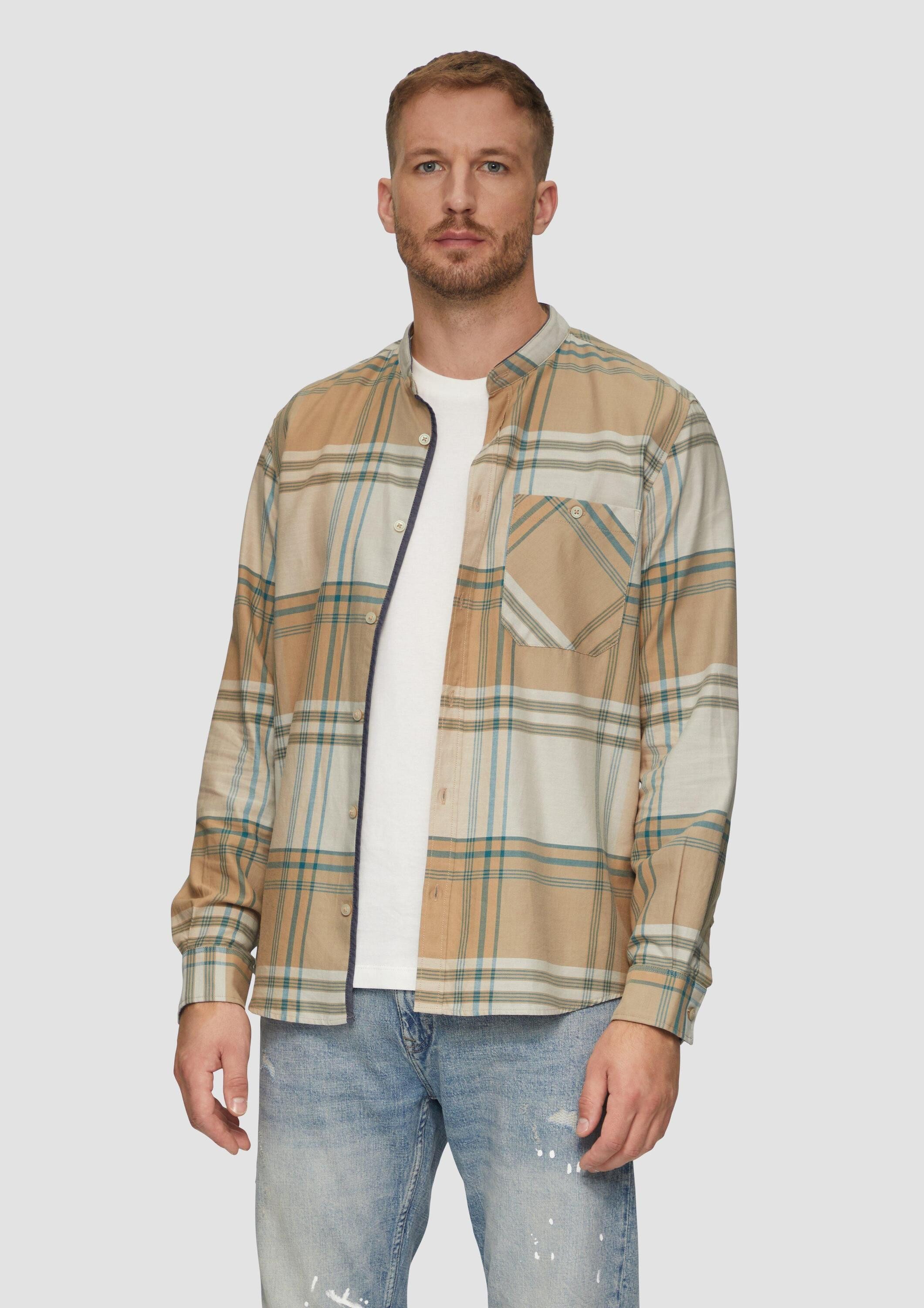 s.Oliver Langarmhemd Hemd Regular Fit: Softes günstig online kaufen