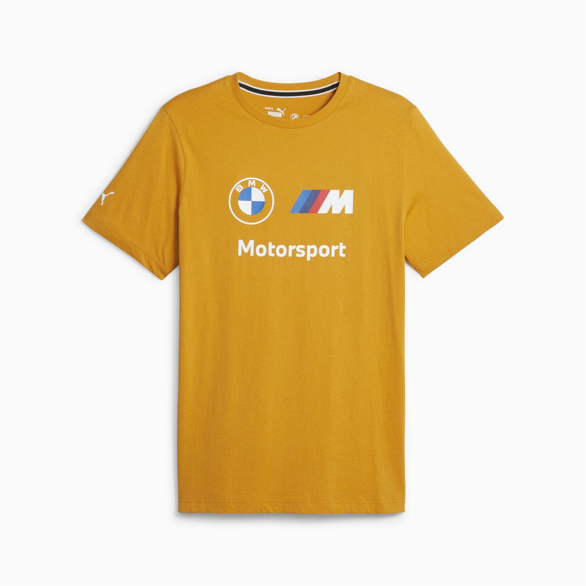ESS M Logo-T-Shirt Yellow Amber PUMA BMW T-Shirt Herren Motorsport