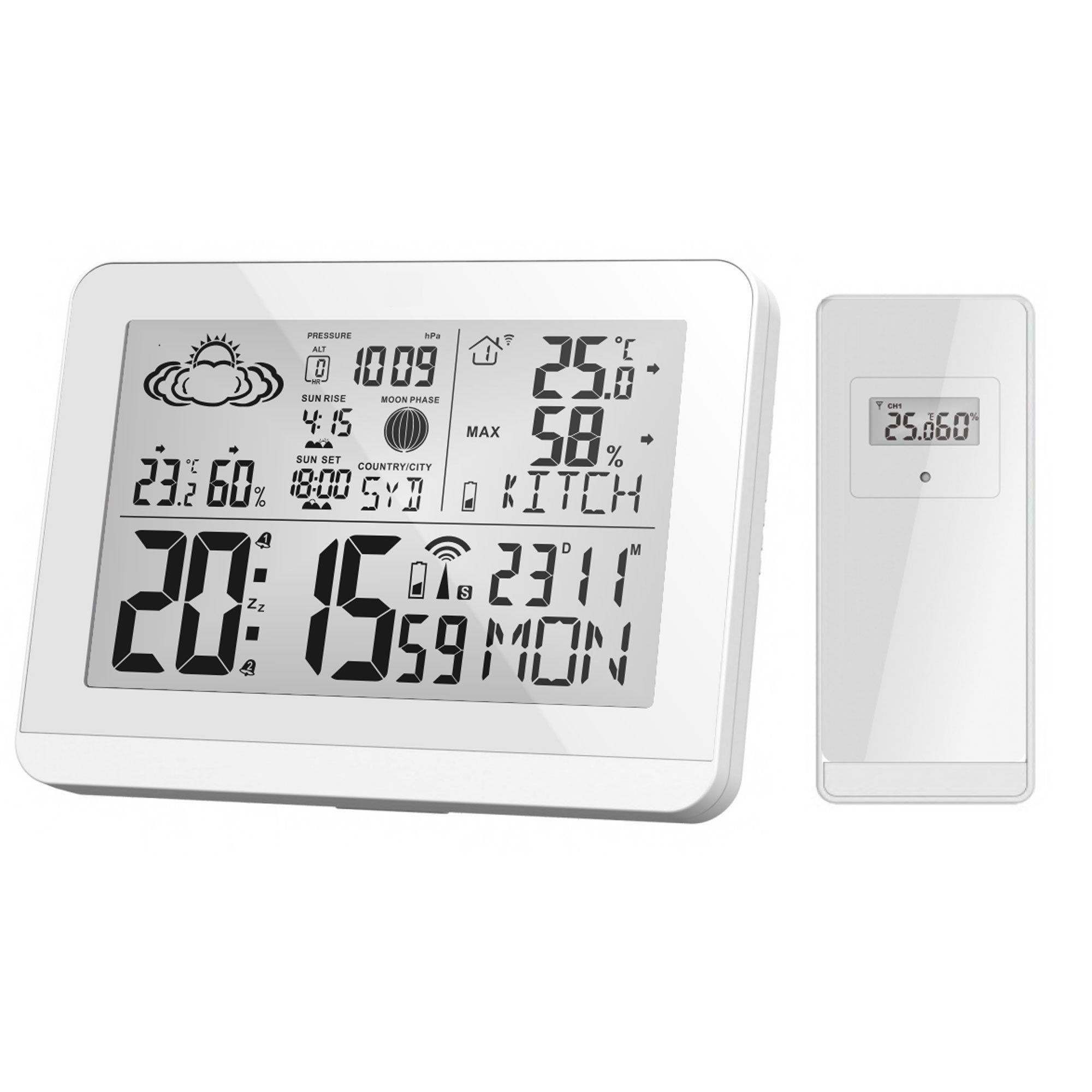 Funkwetterstation Moderne Design Funk-Wetterstation